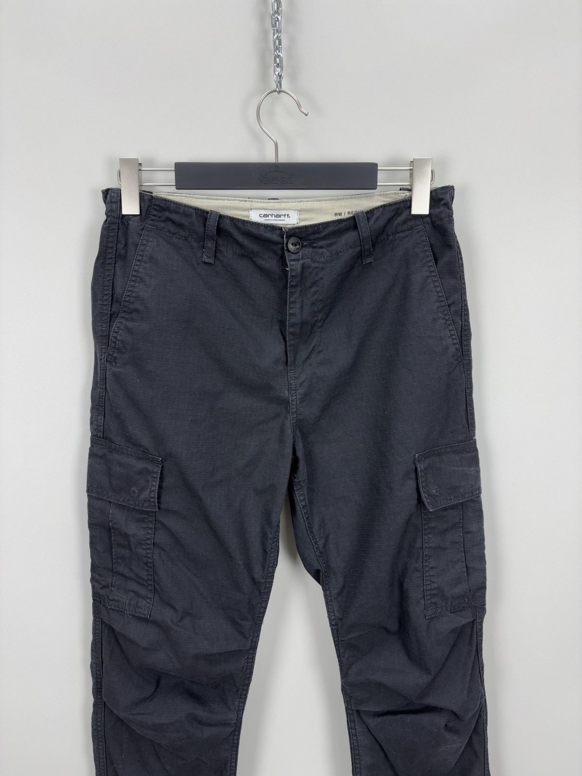 Carhartt Mens cargo pants Carhartt Size 28 Color Black Size US 28 / EU 44 - 3 Thumbnail