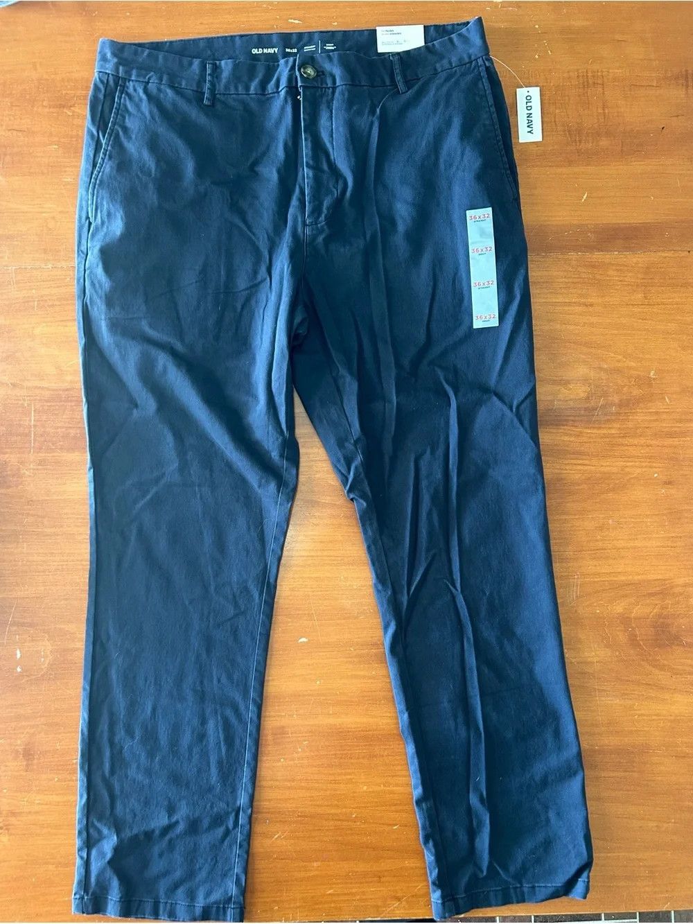 Old Navy Old Navy Men’s Navy Straight Chinos Size US 36 / EU 52 - 2 Thumbnail