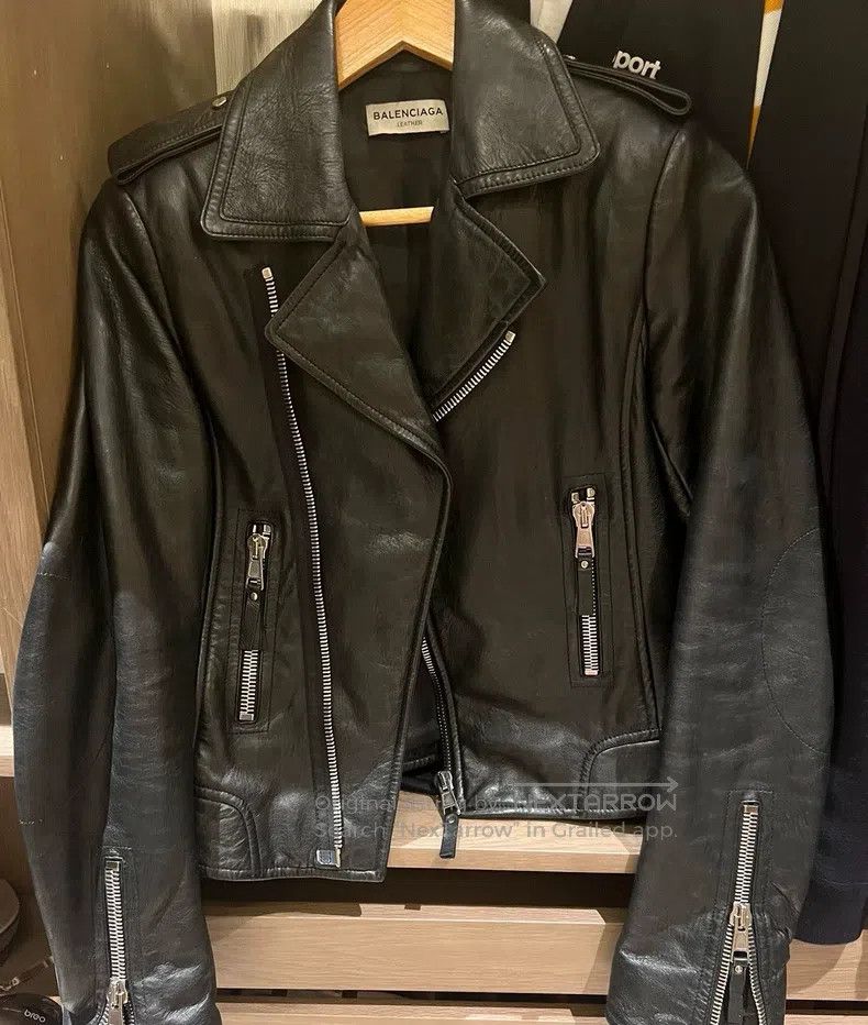 Balenciaga Balenciaga size 38 Leather Jacket, Size 38 Size M / US 6-8 / IT 42-44 - 1 Thumbnail