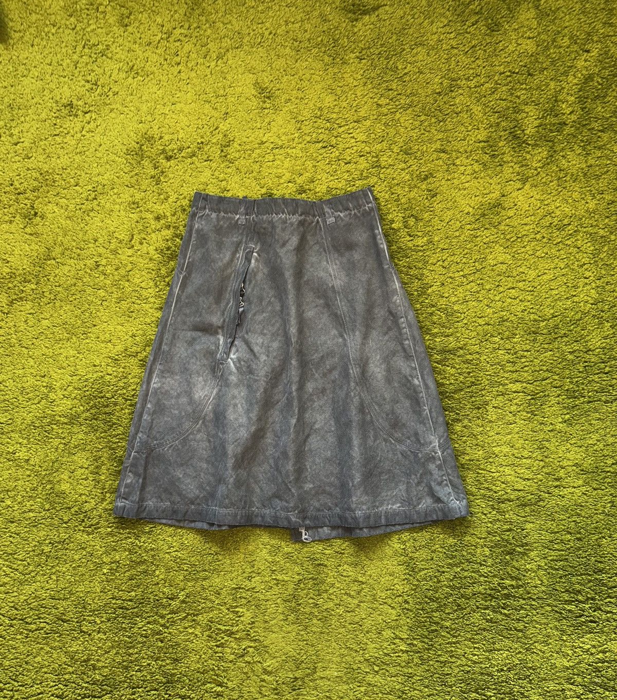 Designer × Rundholz Rundholz avant garde washed graphite grey assymetric skirt Size 27" / US 4 / IT 40 - 2 Thumbnail