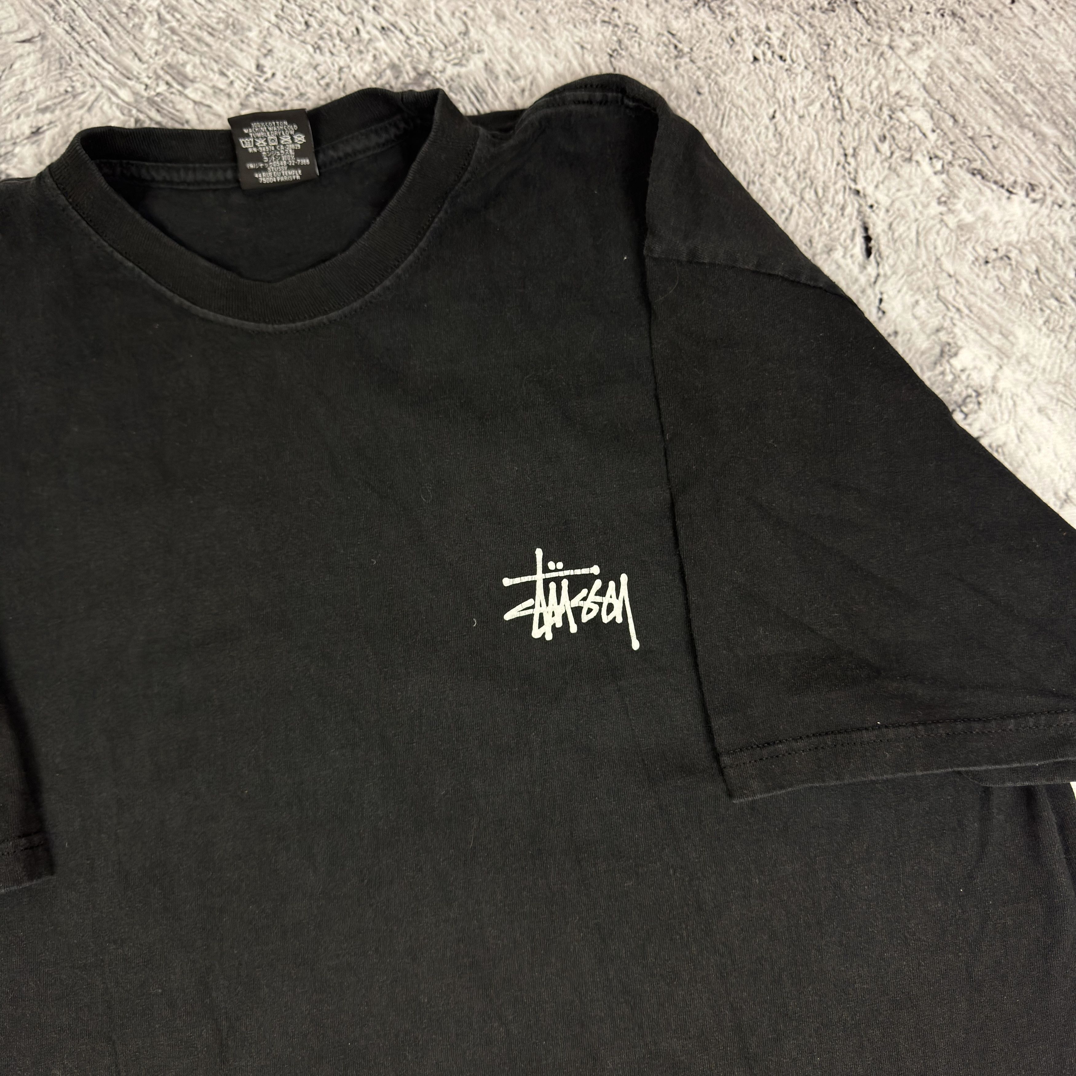 Stussy Basic Stüssy Tee Men's Black Cotton Pullover T-Shirt Large Size US L / EU 52-54 / 3 - 4 Thumbnail