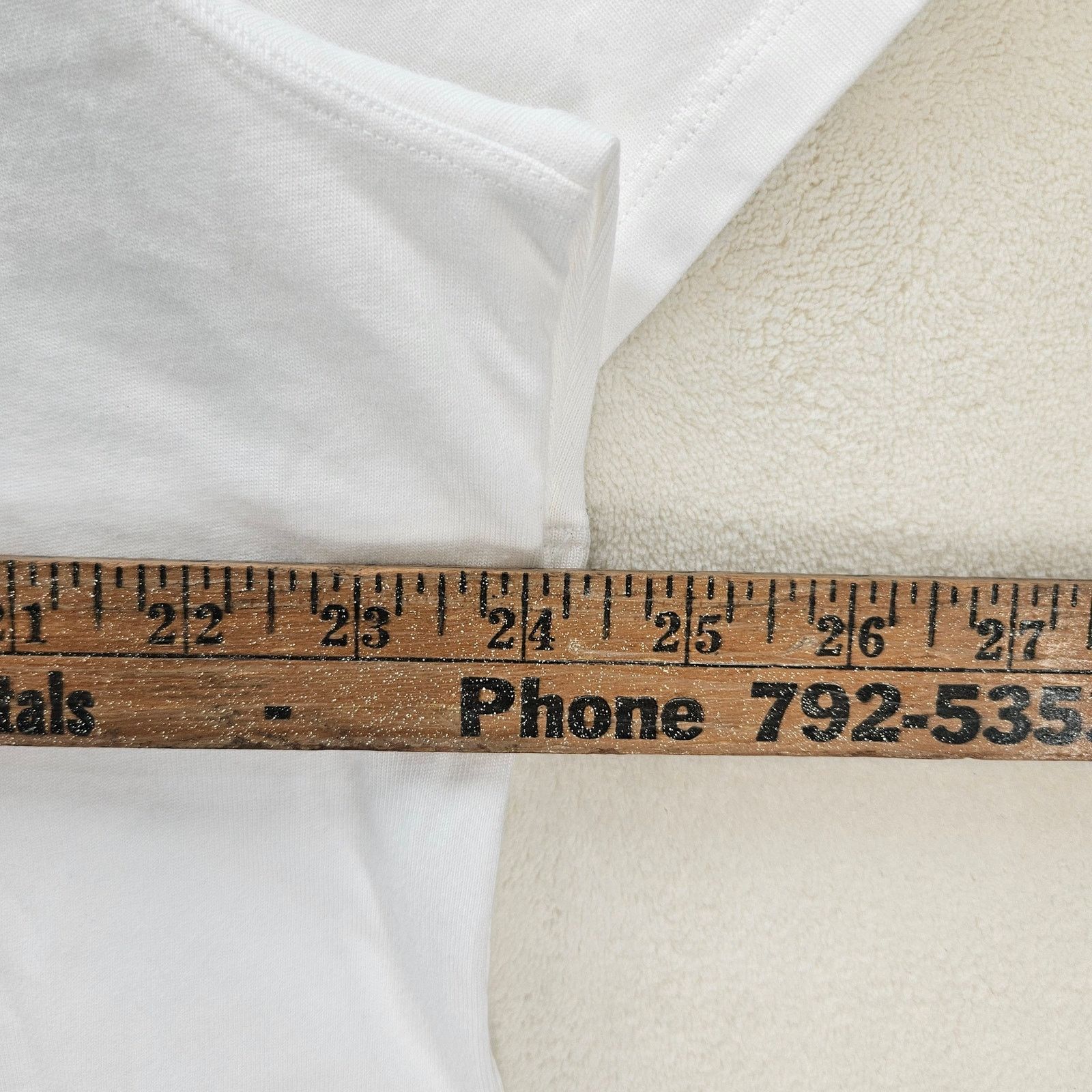 Lululemon LULULEMON WOMEN'S 14 RELAXED FIT COTTON WHITE JERSEY TEE PHX Size XL / US 12-14 / IT 48-50 - 4 Thumbnail