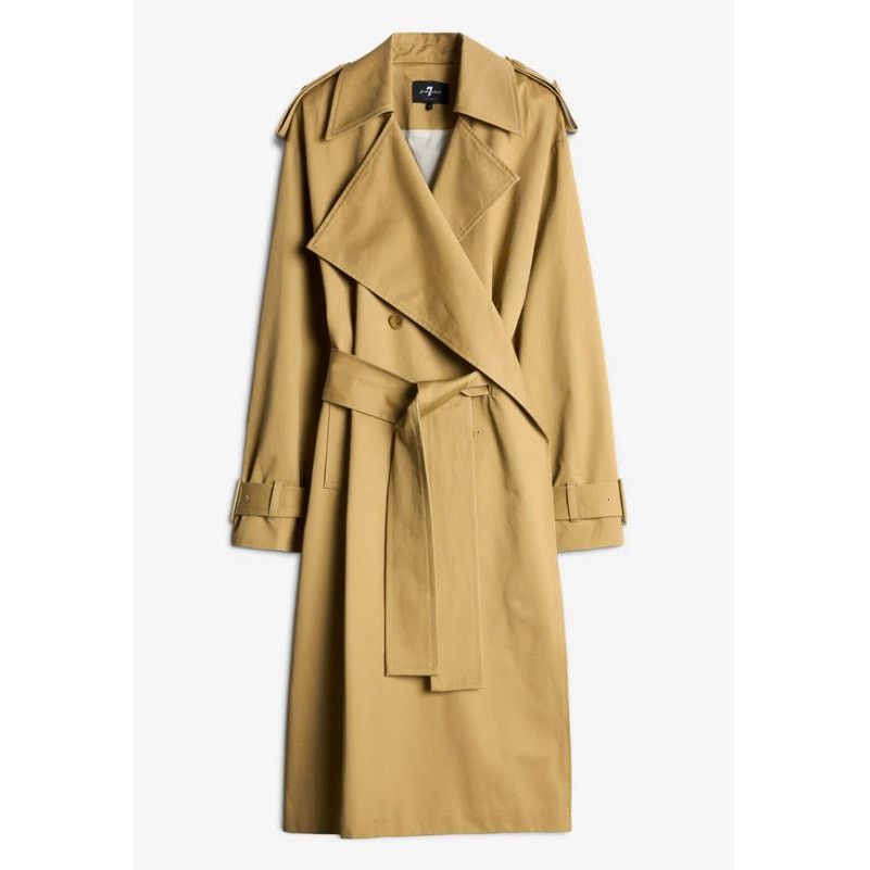 7 For All Mankind 7 For All Mankind Women's Stratford Oversized Cape Trench XS Size XS / US 0-2 / IT 36-38 - 11 Thumbnail