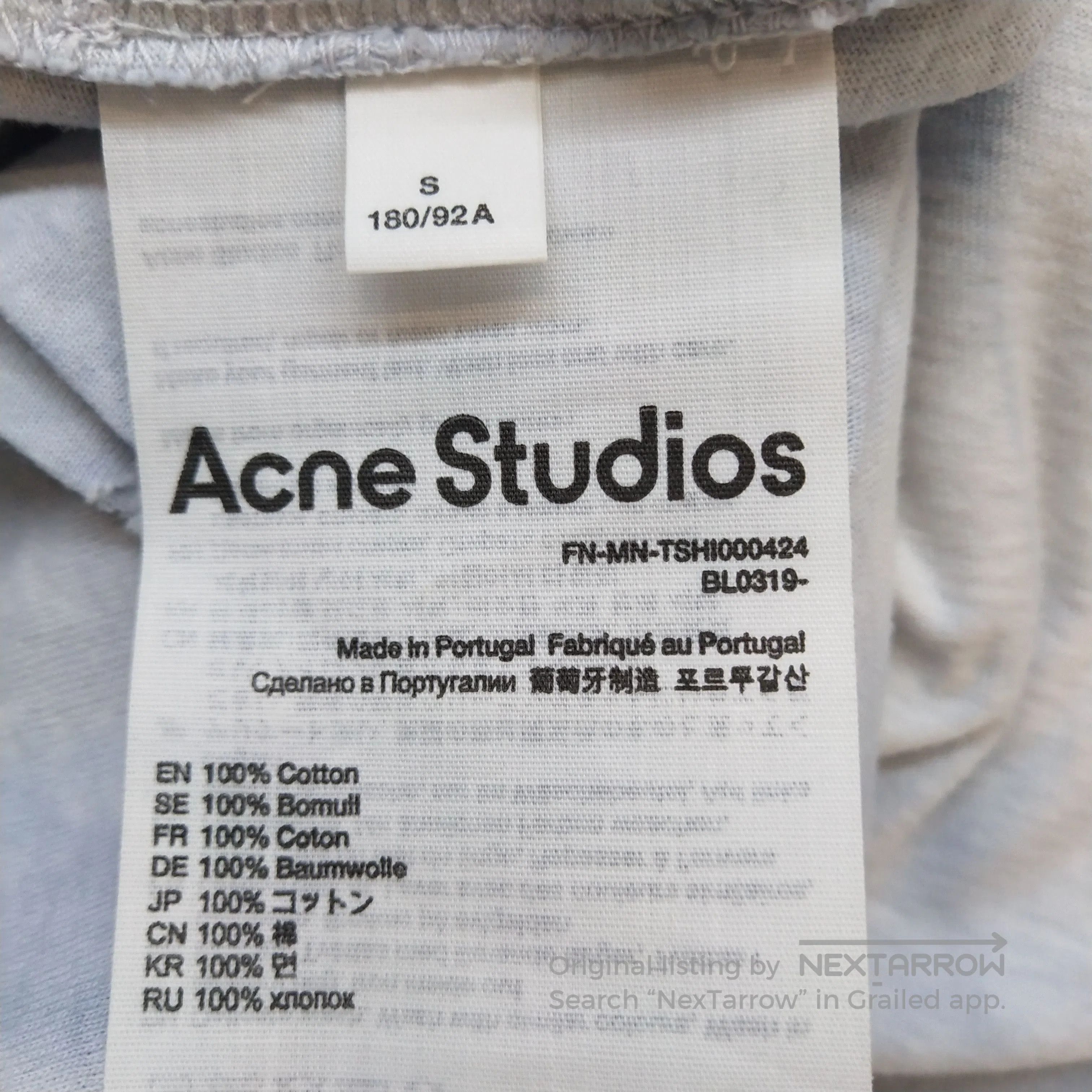Louis Vuitton Acne Studios S Size Cotton Tie. Size US S / EU 44-46 / 1 - 8 Thumbnail