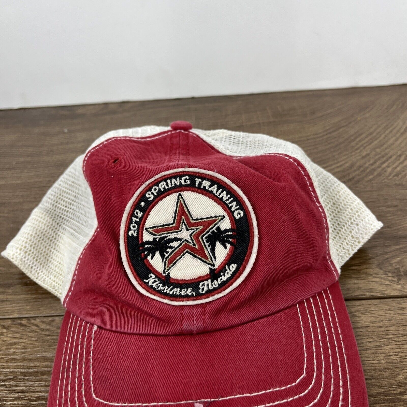 Other Houston Astros Spring Training 2012 Hat Red Hat Adjustable R Size ONE SIZE - 8 Thumbnail