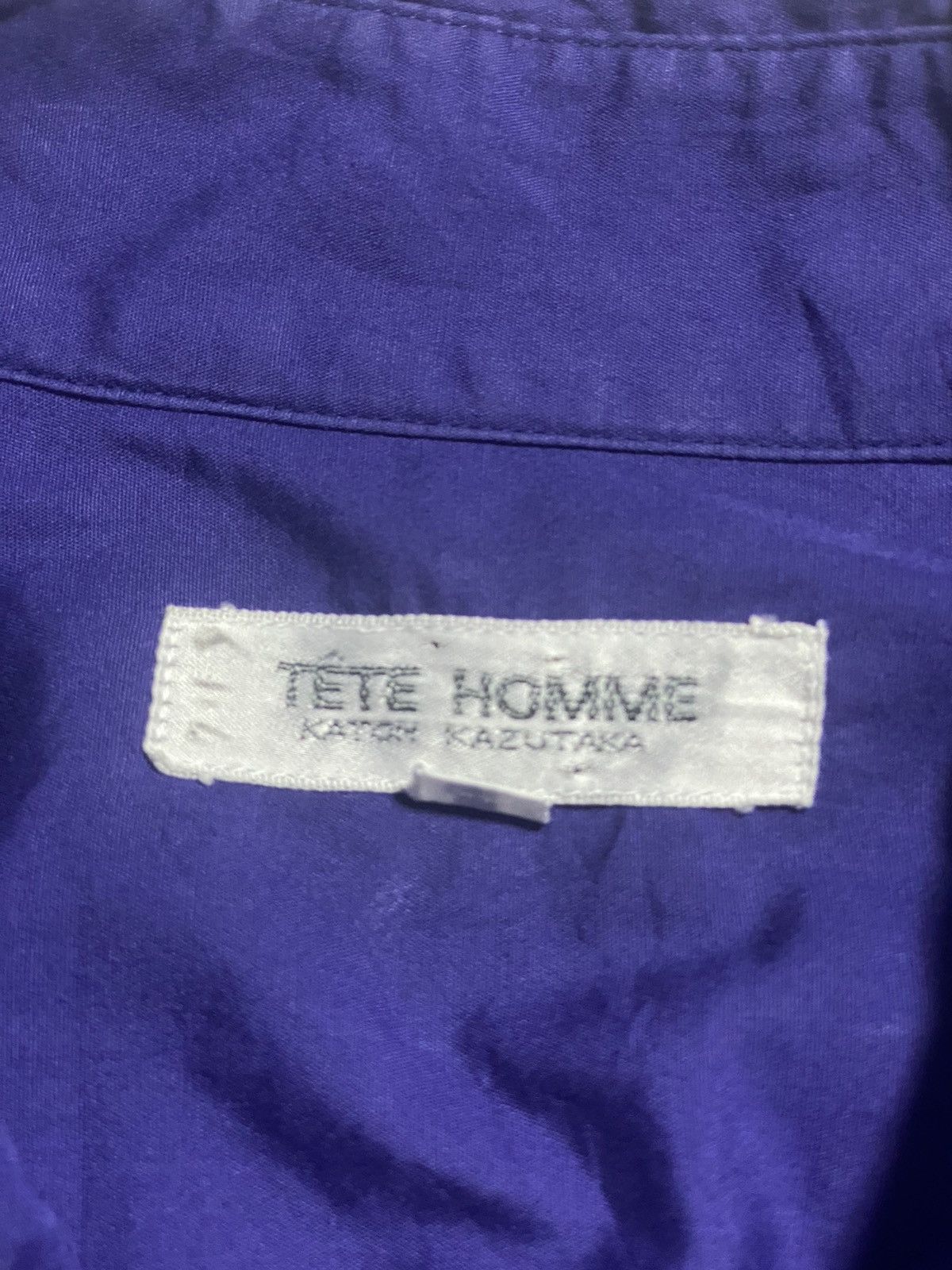Issey Miyake Issey Miyake Tete Homme Japanese Basic Shirt Size US XL / EU 56 / 4 - 3 Thumbnail