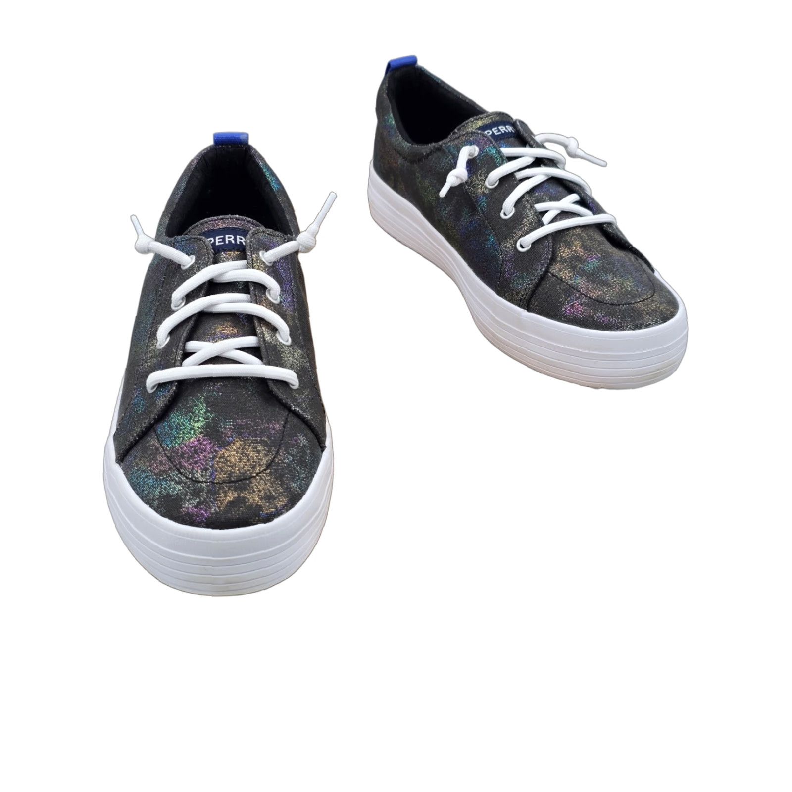 Sperry SPERRY Crest Vibe Sneakers - Black Sparkle - Women - Size 6M - Adult Shoes - Athletic Shoe - 90s/Concert Vibe Size US 6 / IT 36 - 1 Thumbnail