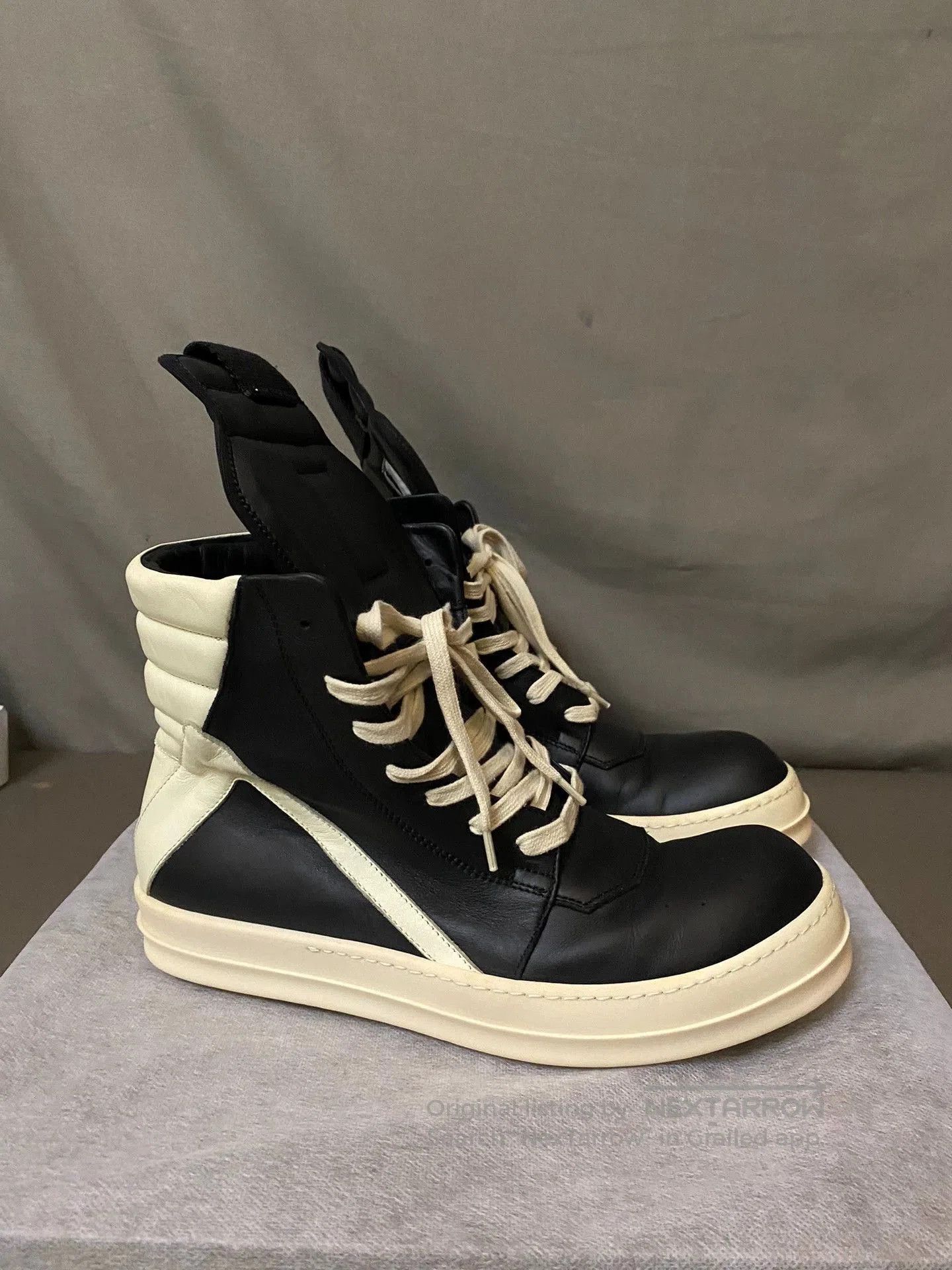 Rick Owens rick owens black leather sneakers size 41.5. Size US 8.5 / EU 41-42 - 3 Thumbnail