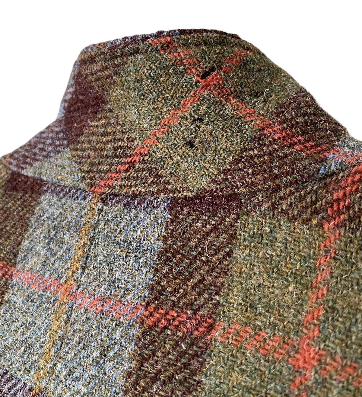 Harris Tweed Vintage HARISS TWEED Hand Woven Wool Blazers Size 42S - 8 Thumbnail