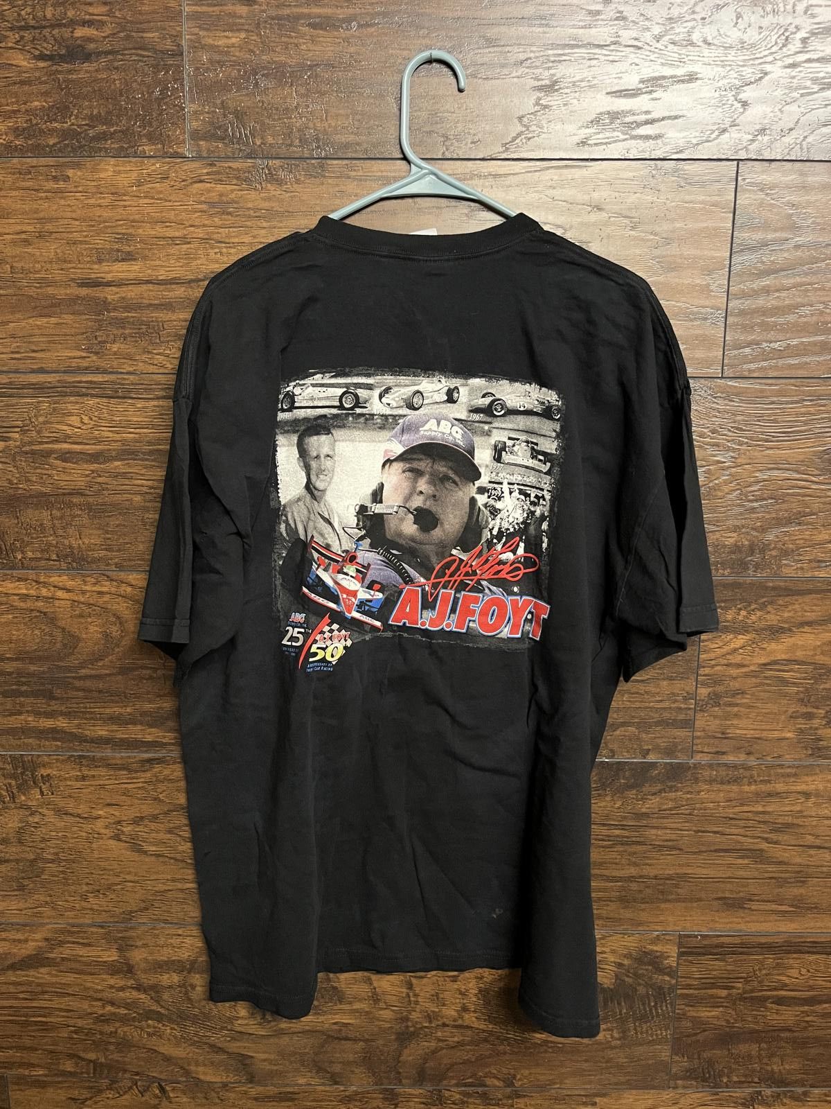 Gildan AJ Foyt T-shirt 50th Indy Car Racing 2007 Tee - A.J. - XL Size US XL / EU 56 / 4 - 1 Thumbnail