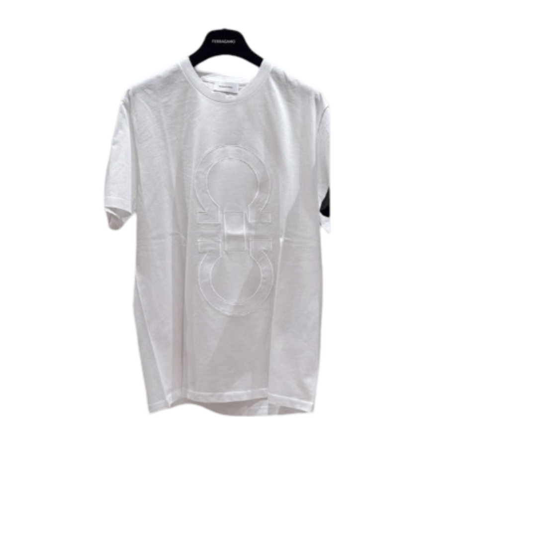 Salvatore Ferragamo o1s1rm0125 T-Shirt in White Size US M / EU 48-50 / 2 - 1 Preview