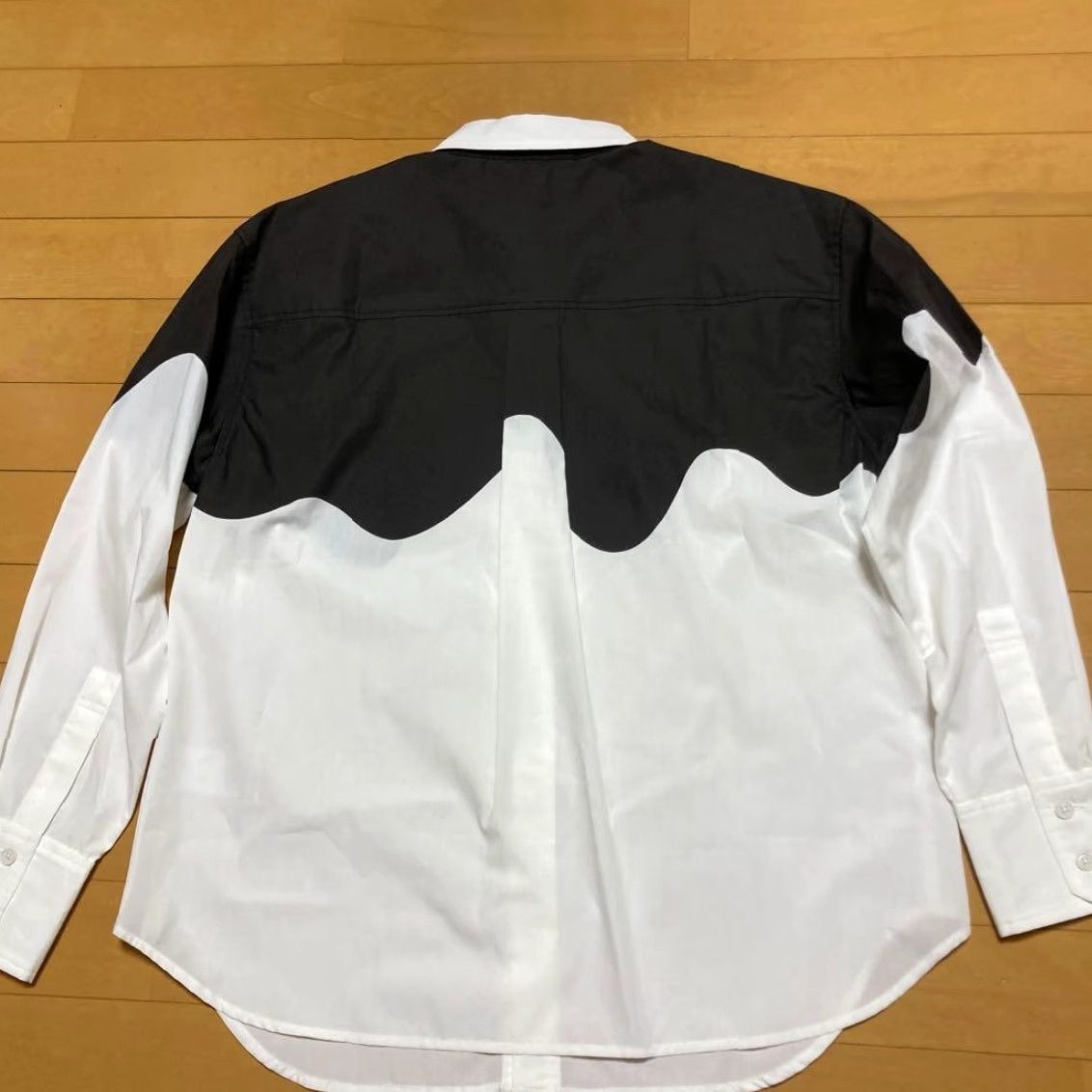 Vintage Splatoon 3 x Zozotown Sumi Kake Smocked Shirt Asian Unisex M size Japan Shirt Unisex M Black White Japan 90s Concert Theme Mens Womens Size US M / EU 48-50 / 2 - 6 Thumbnail