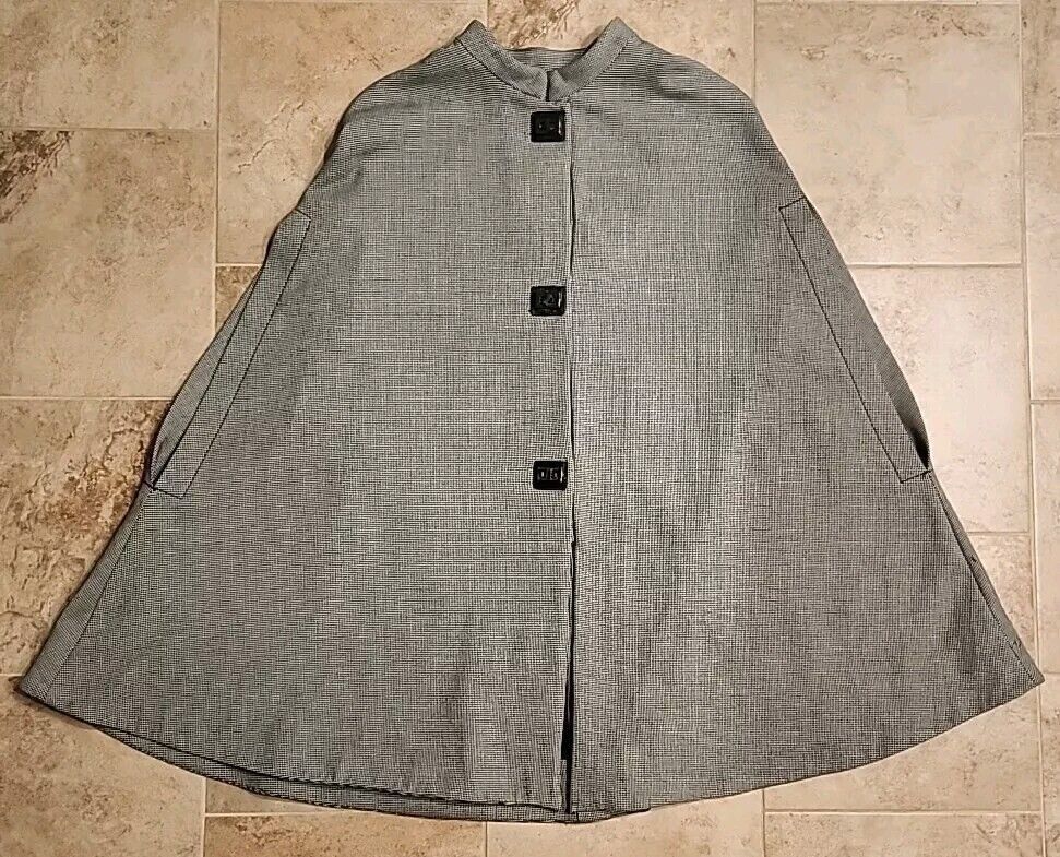 Mango Mango MNG Suit Poncho Cape Size M / US 6-8 / IT 42-44 - 3 Thumbnail