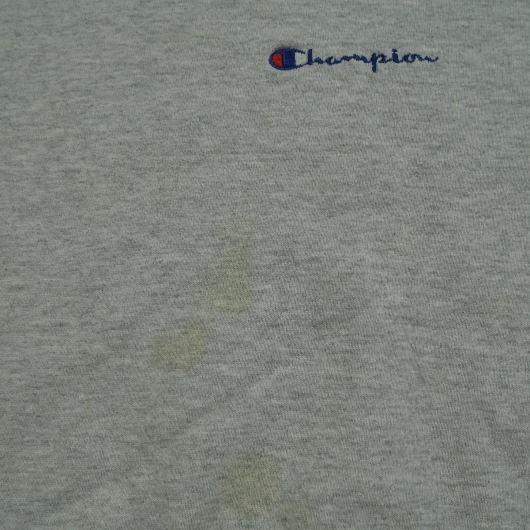 Champion VINTAGE Champion Sweatshirt Mens L Grey Pullover 90s Y2K Logo, Crew Neck, Long Sleeve, Cotton-Polyester, Fleece, Winter, 90s, Sweatshirt, Regular Fit Size US L / EU 52-54 / 3 - 7 Thumbnail