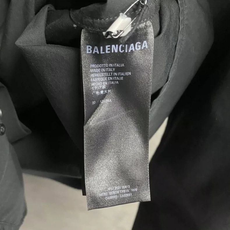 Balenciaga Balenciaga Long sleeve shirt with black NASA embroidered l Size XS / US 0-2 / IT 36-38 - 7 Thumbnail