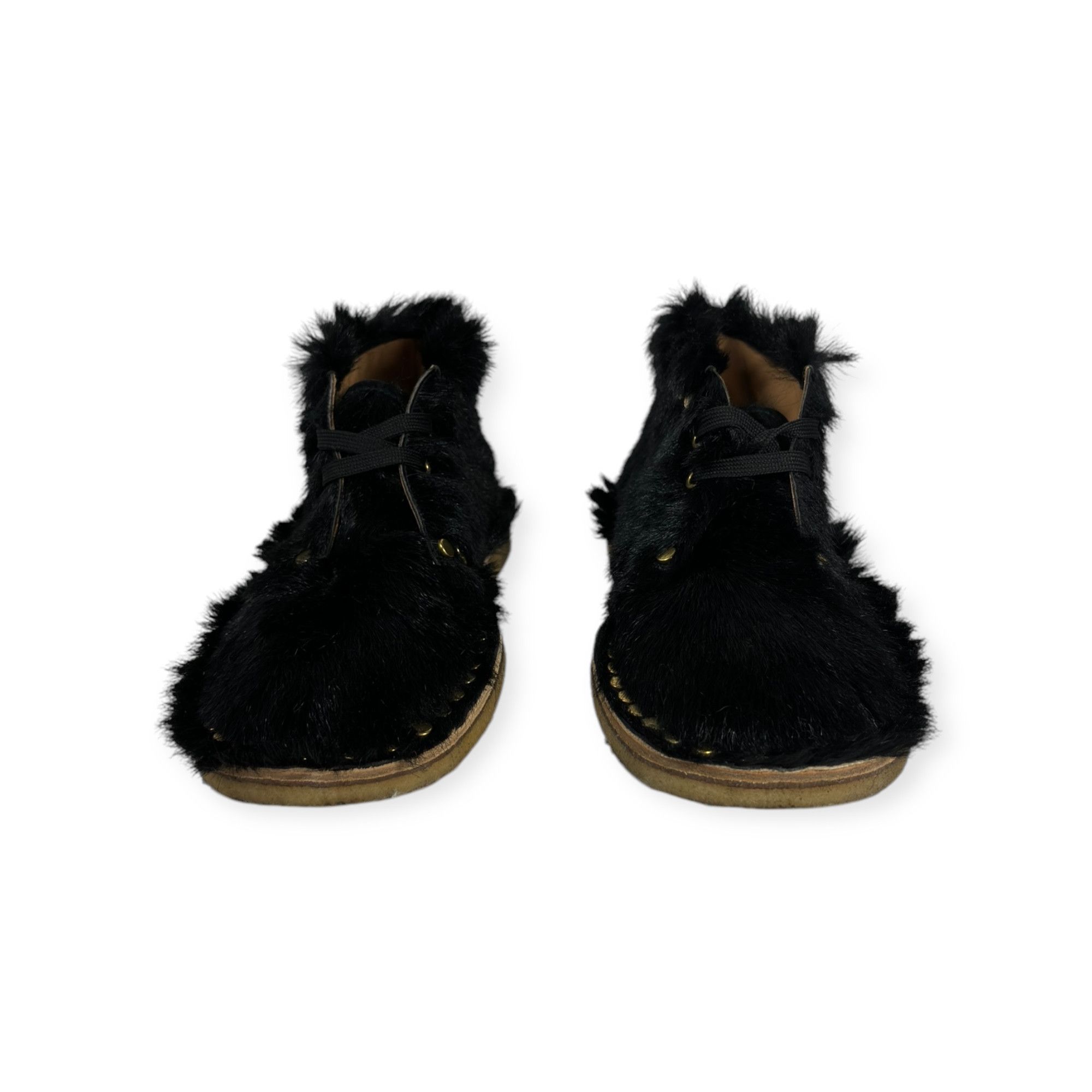 Prada Calfskin Ponyhair Desert Boot Size US 7 / EU 40 - 3 Thumbnail