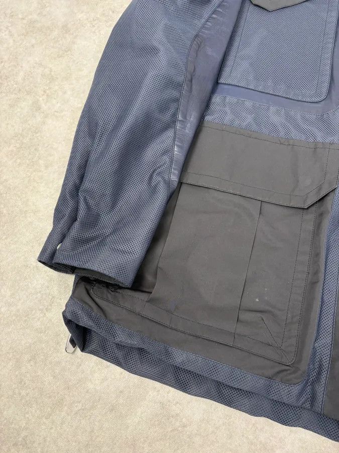 Gucci AW2010 Gucci Navy & Black Nylon & Leather Cargo Jacket Size US M / EU 48-50 / 2 - 8 Thumbnail