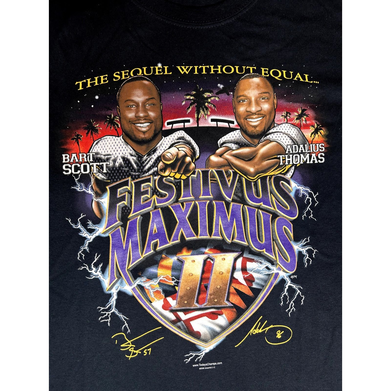 NFL × Vintage Vintage Baltimore Ravens Festivus Maximus NFL T-Shirt Size US L / EU 52-54 / 3 - 3 Thumbnail