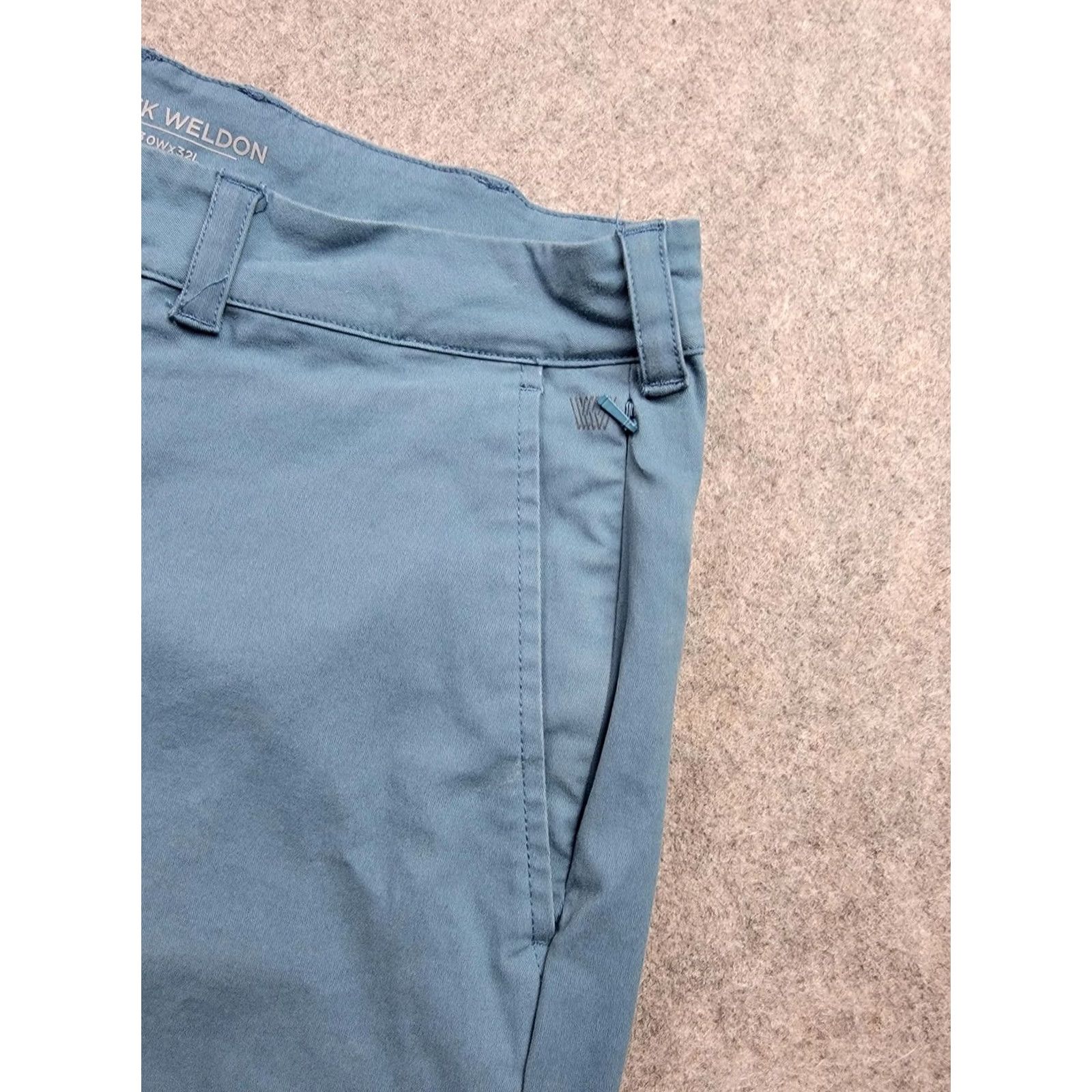 Vintage Mack Weldon Pants Mens 30x32 Blue Commuter Slim Fit Stretch Lyocell Performance Size US 30 / EU 46 - 3 Thumbnail
