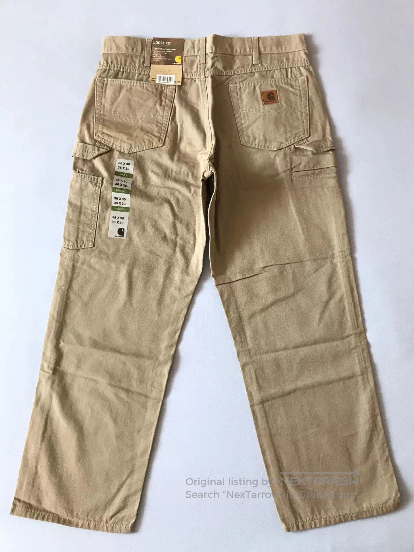 Carhartt Carhartt B159 GKH Canvas Work Pants. Size US 36 / EU 52 - 3 Thumbnail