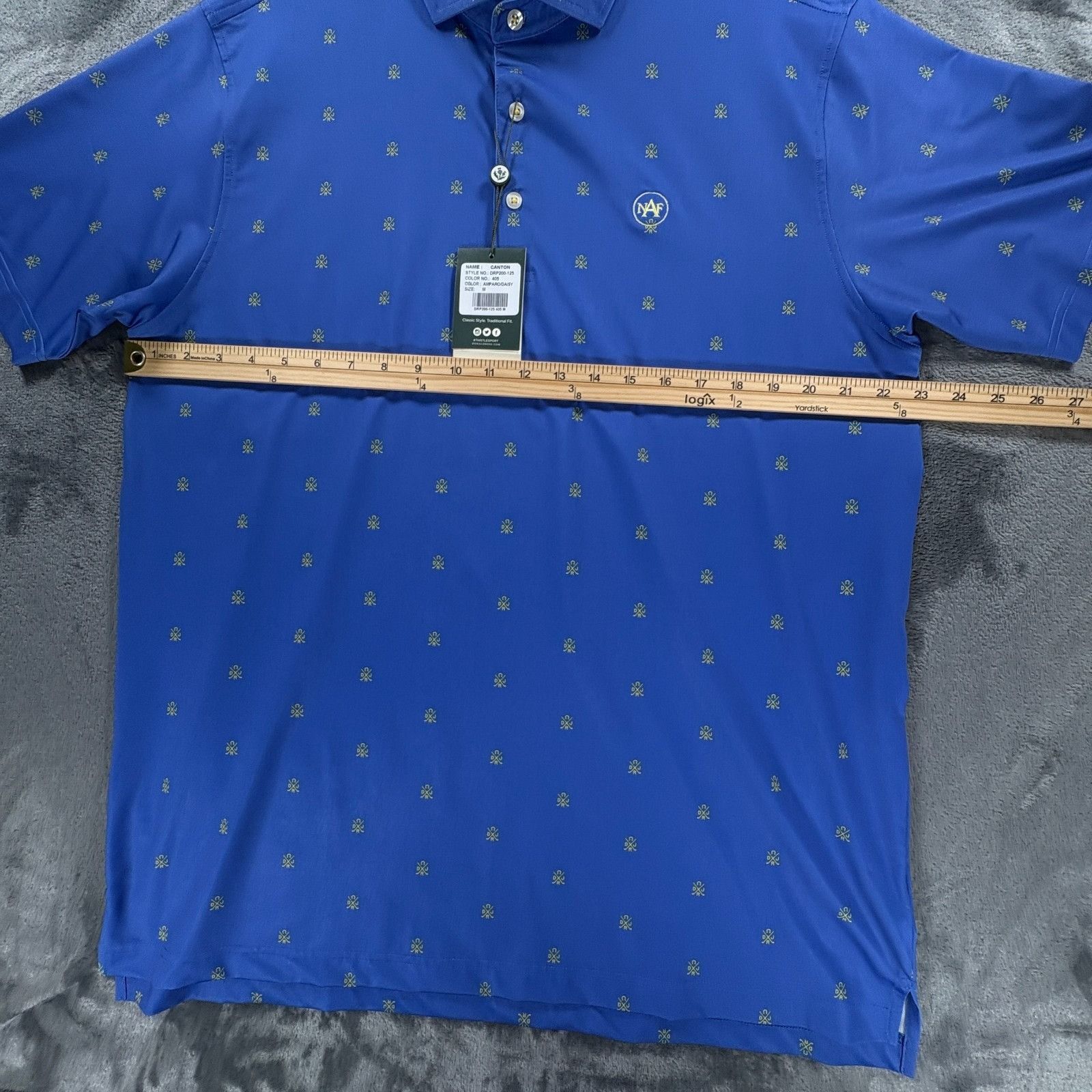 Donald Ross Donald Ross Canton Golf Polo Mens Medium Blue NAF UV Protect Size US M / EU 48-50 / 2 - 7 Thumbnail
