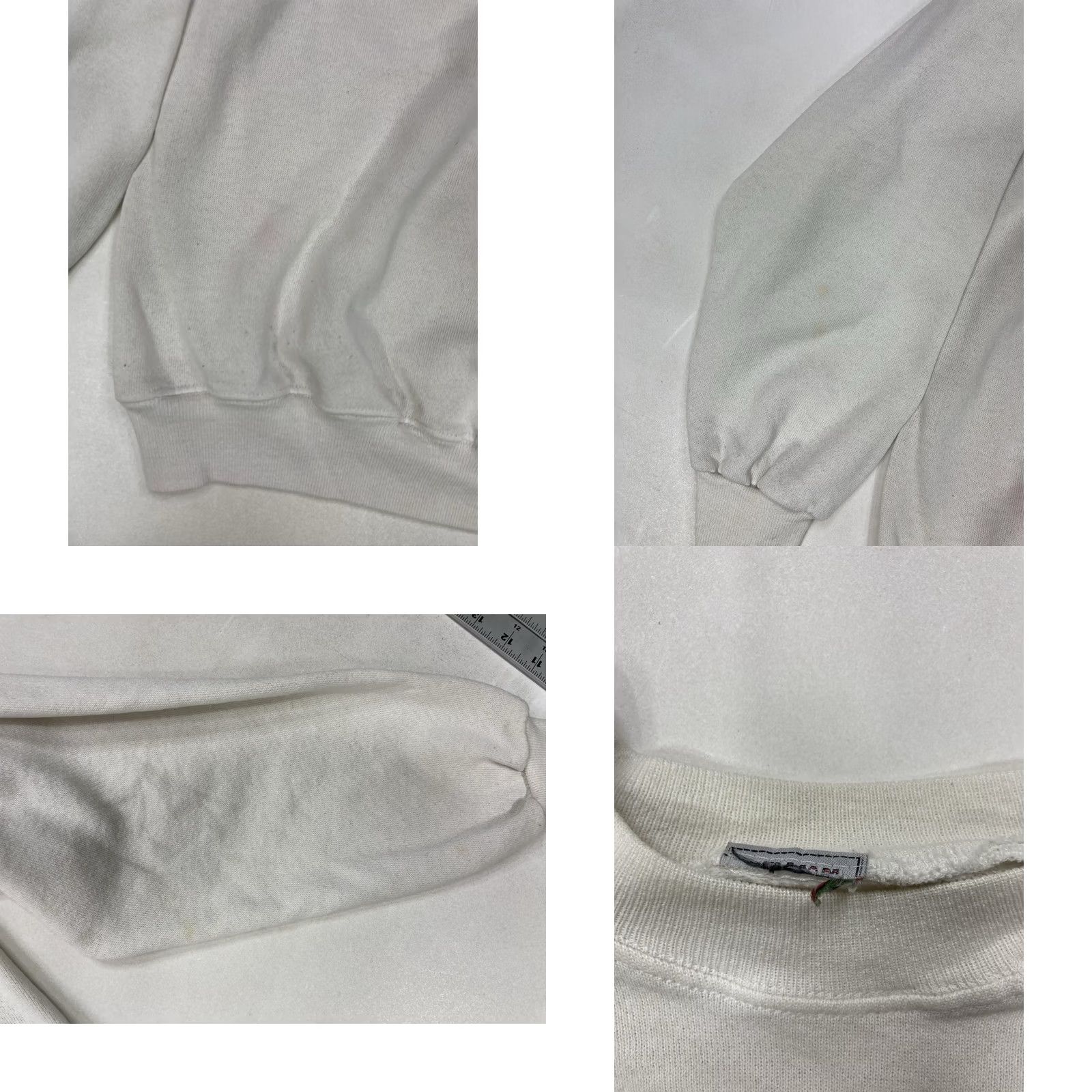 Vintage VINTAGE Italian Boys 1988 Crewneck Sweatshirt Women Small White 80s Size S / US 4 / IT 40 - 8 Thumbnail
