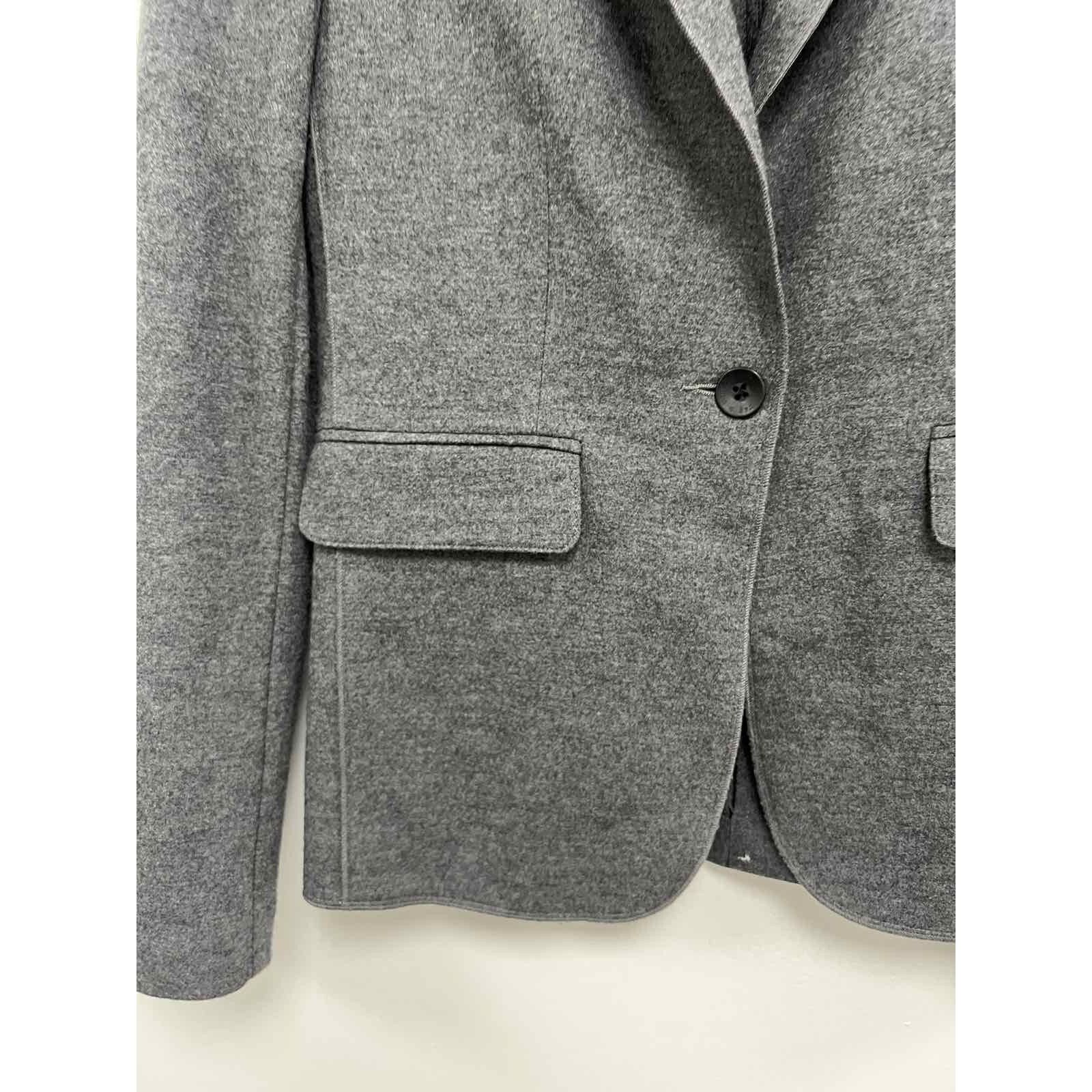 Rag & Bone Rag & Bone Razor 100% Wool Blazer Grey 0 A000639 Size XS / US 0-2 / IT 36-38 - 6 Thumbnail