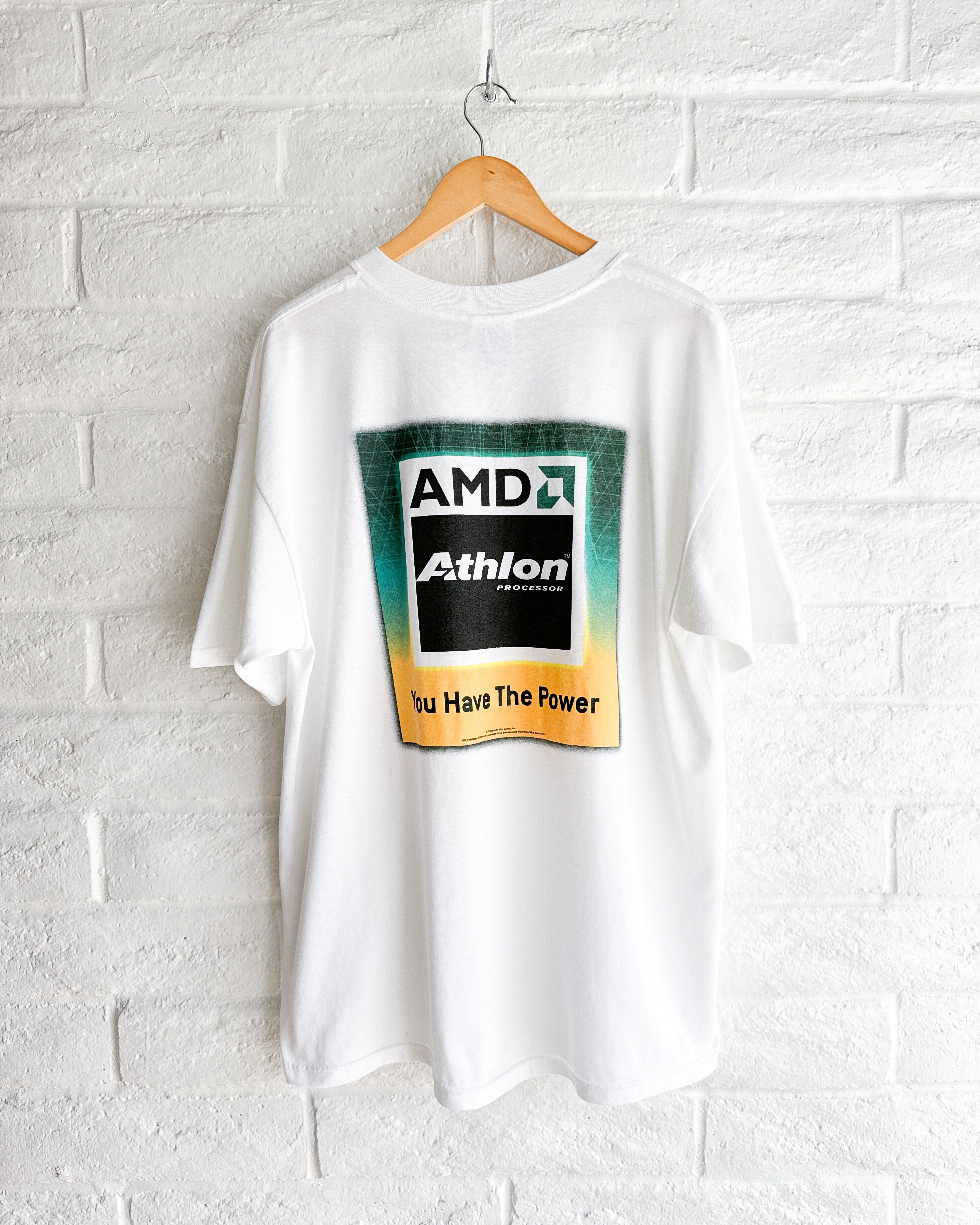 Vintage Vintage AMD Athlon Processor T Shirt Men's XL Technology Y2K Size US XL / EU 56 / 4 - 1 Thumbnail