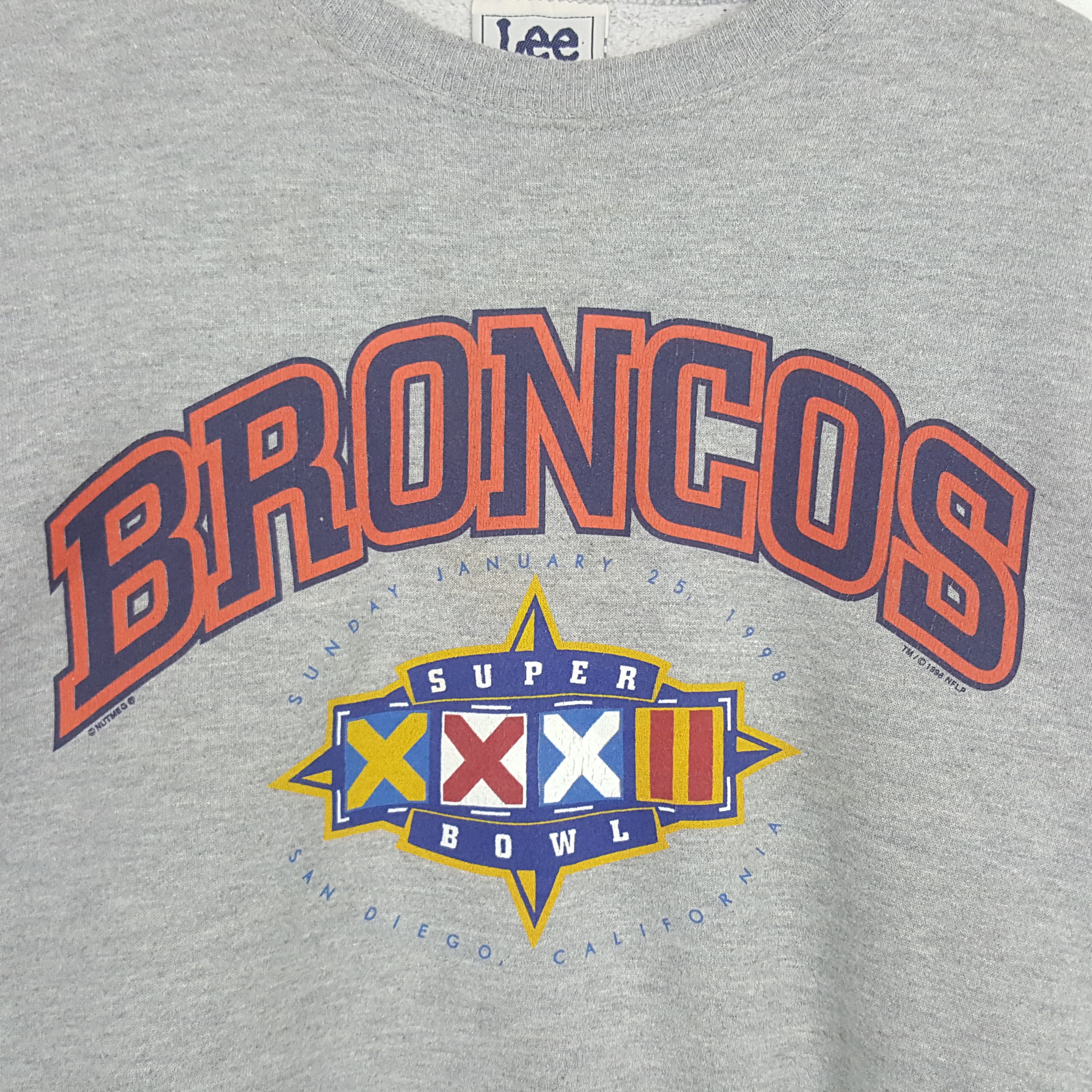 Lee × NFL × Vintage Vintage Broncos American Football Sweatshirt Size US L / EU 52-54 / 3 - 2 Thumbnail