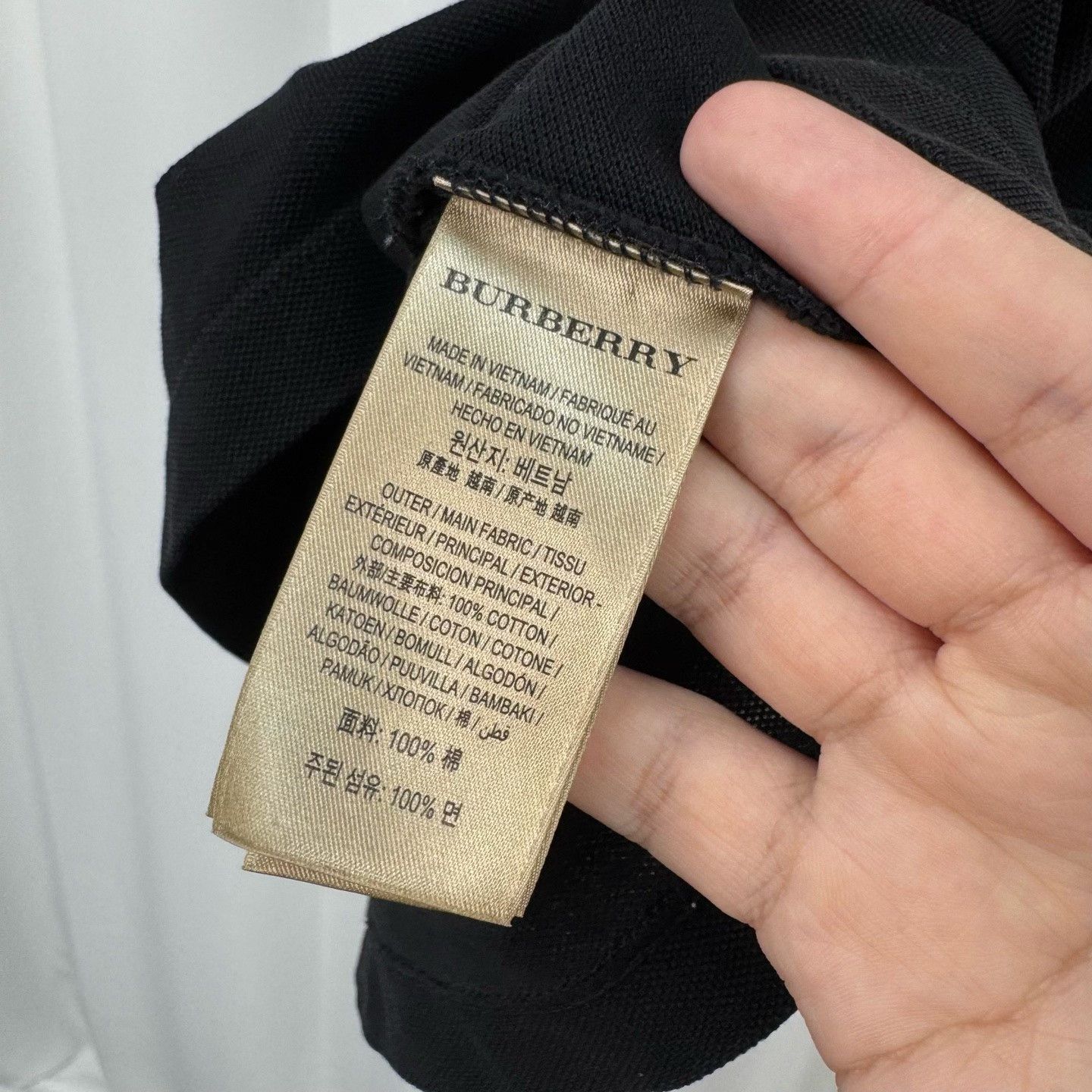 Burberry Burberry Embroidered Horseferry Check Polo Size US M / EU 48-50 / 2 - 6 Thumbnail