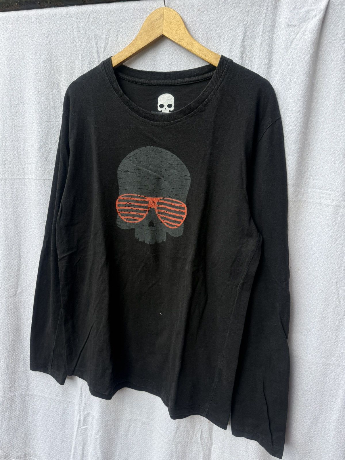 HYDROGEN Hydrogen skull longsleeve tee Size US L / EU 52-54 / 3 - 3 Thumbnail