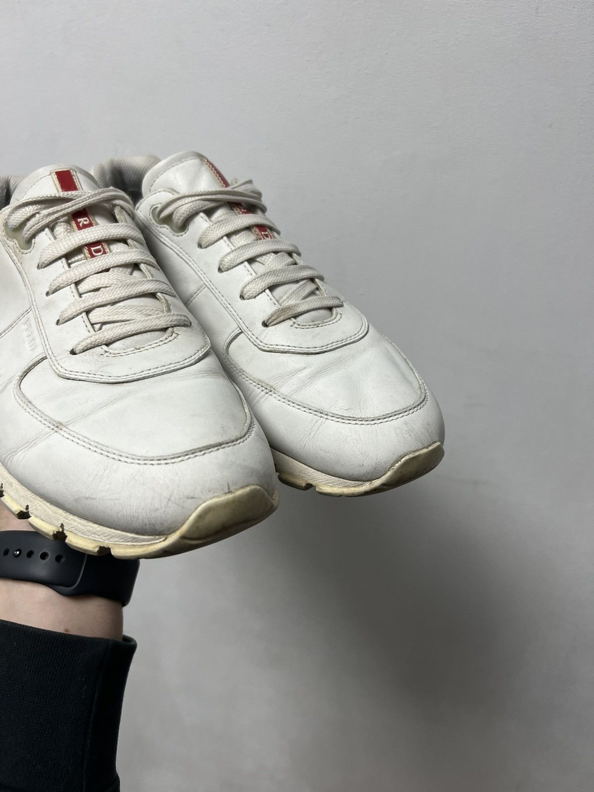 Prada Prada Shoes Vintage White Size US 9.5 / EU 42-43 - 11 Thumbnail