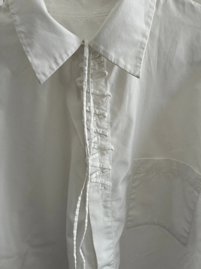 Yohji Yamamoto Yamamoto Shirt White Pour Homme jacket Sweater Coat EX0130 Size US S / EU 44-46 / 1 - 2 Thumbnail