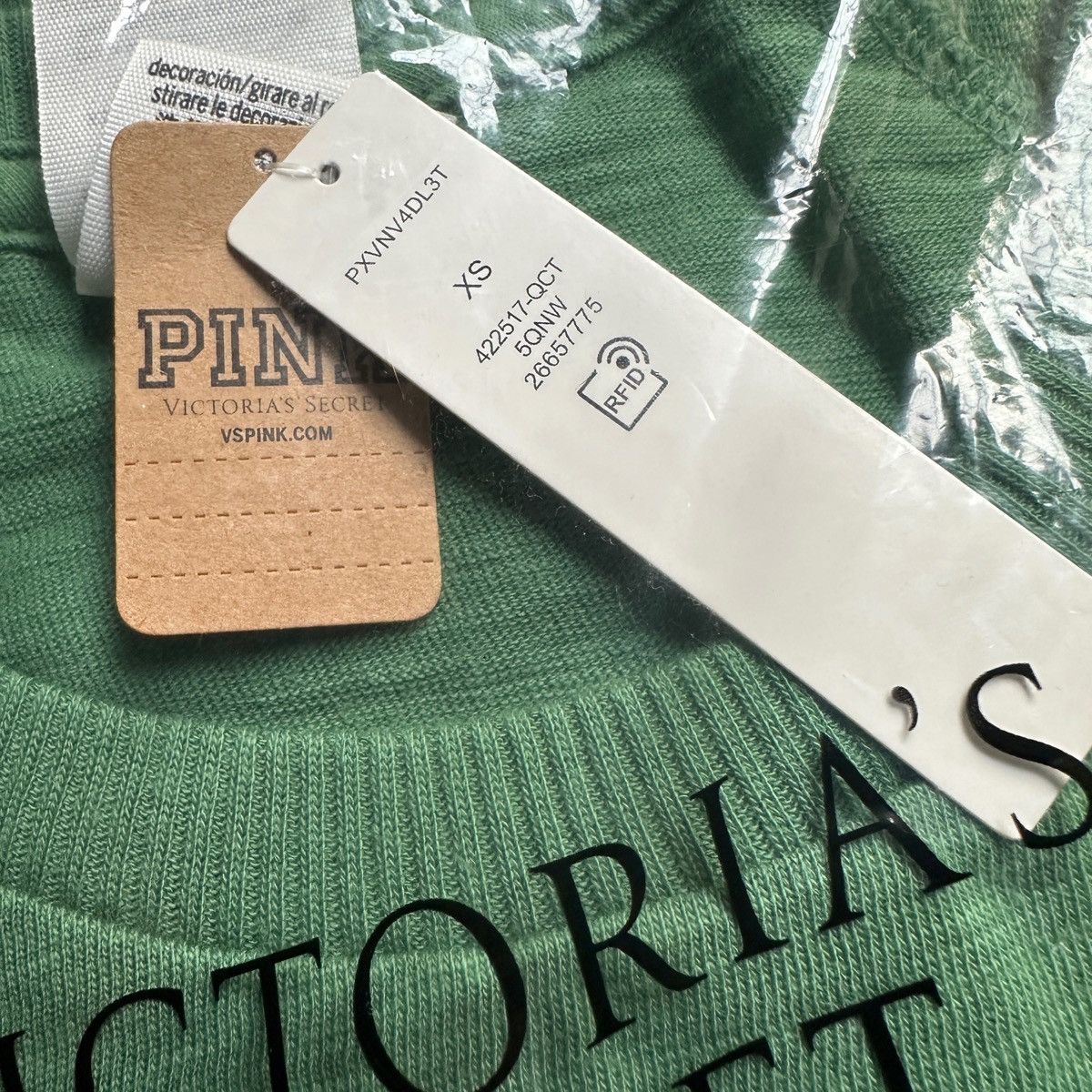 Victoria's Secret Victoria’s Secret PINK Cropped Ribbed Tee XS Size XS / US 0-2 / IT 36-38 - 3 Thumbnail