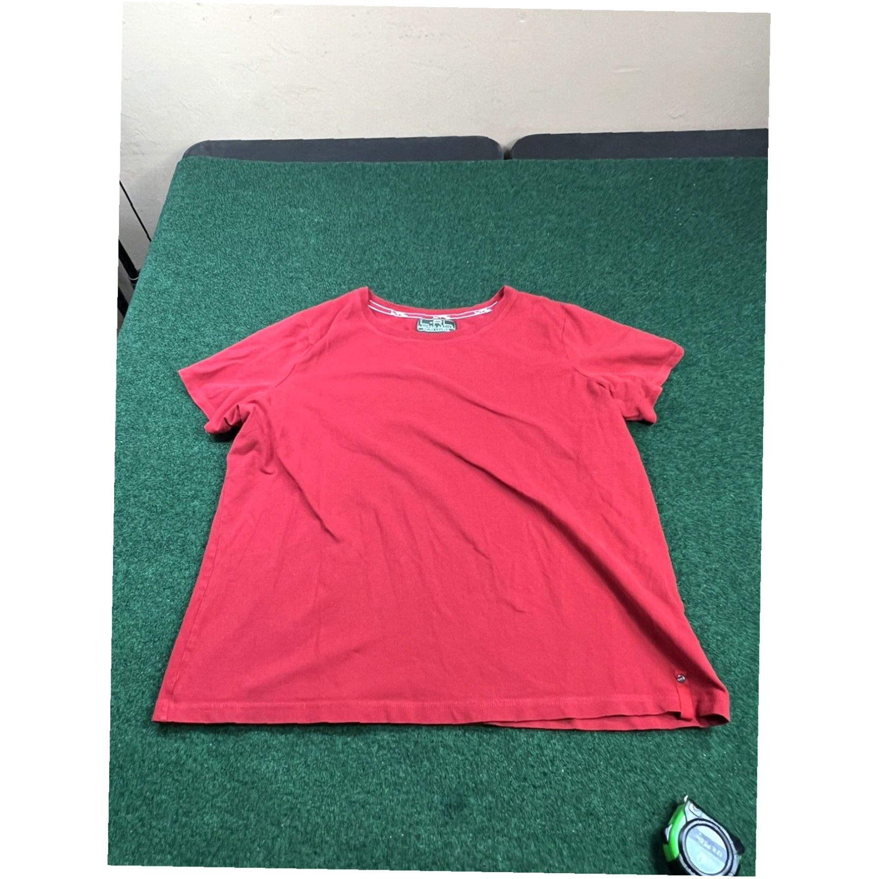 Ralph Lauren Ralph Lauren L-RL Lauren Active Womens Shirt Size XL Red Short Sleeve Logo Size XL / US 12-14 / IT 48-50 - 1 Thumbnail