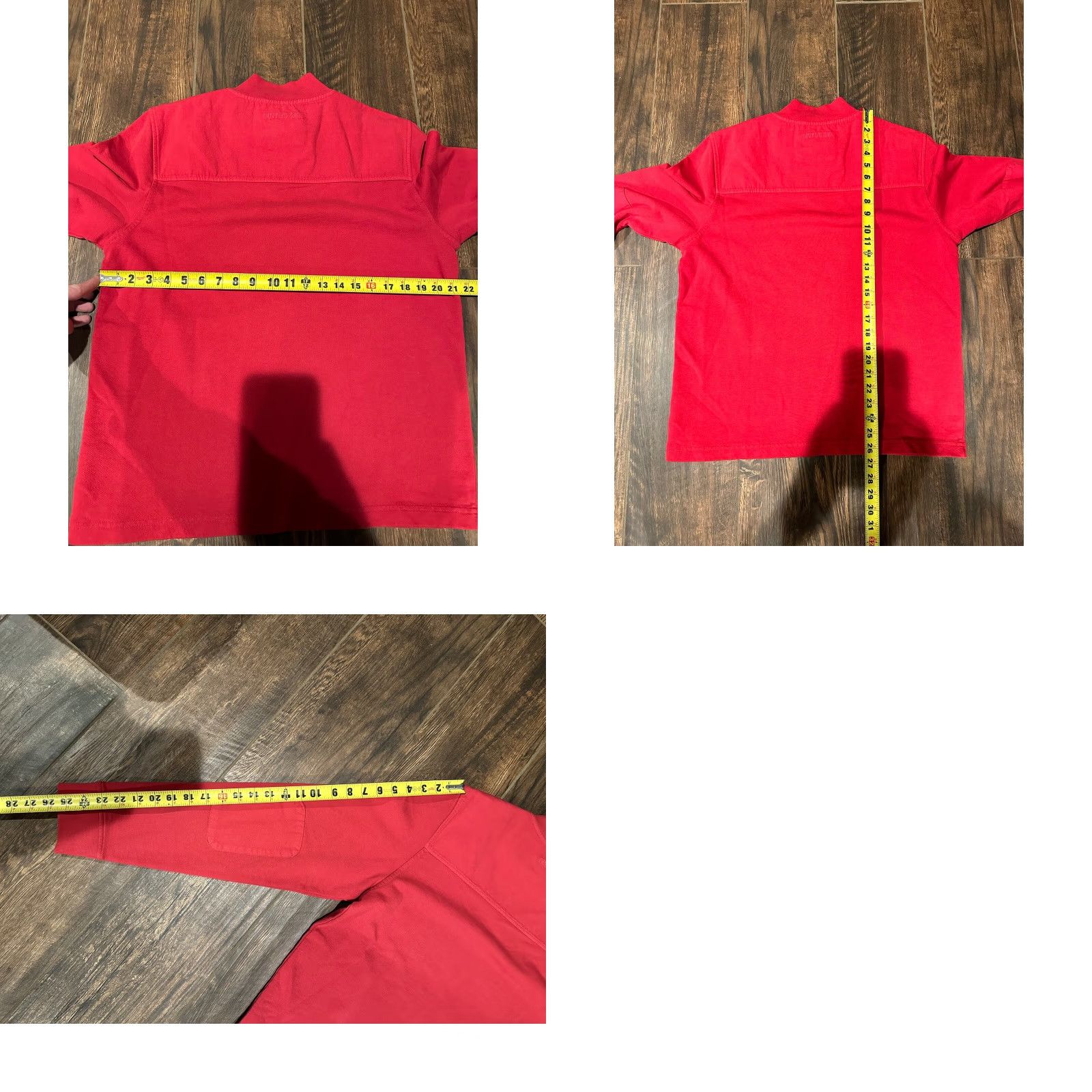 UNTUCKit NWT UNTUCKit Quarter Zip Pullover Mens Size Medium Red Sweater Size US M / EU 48-50 / 2 - 9 Thumbnail