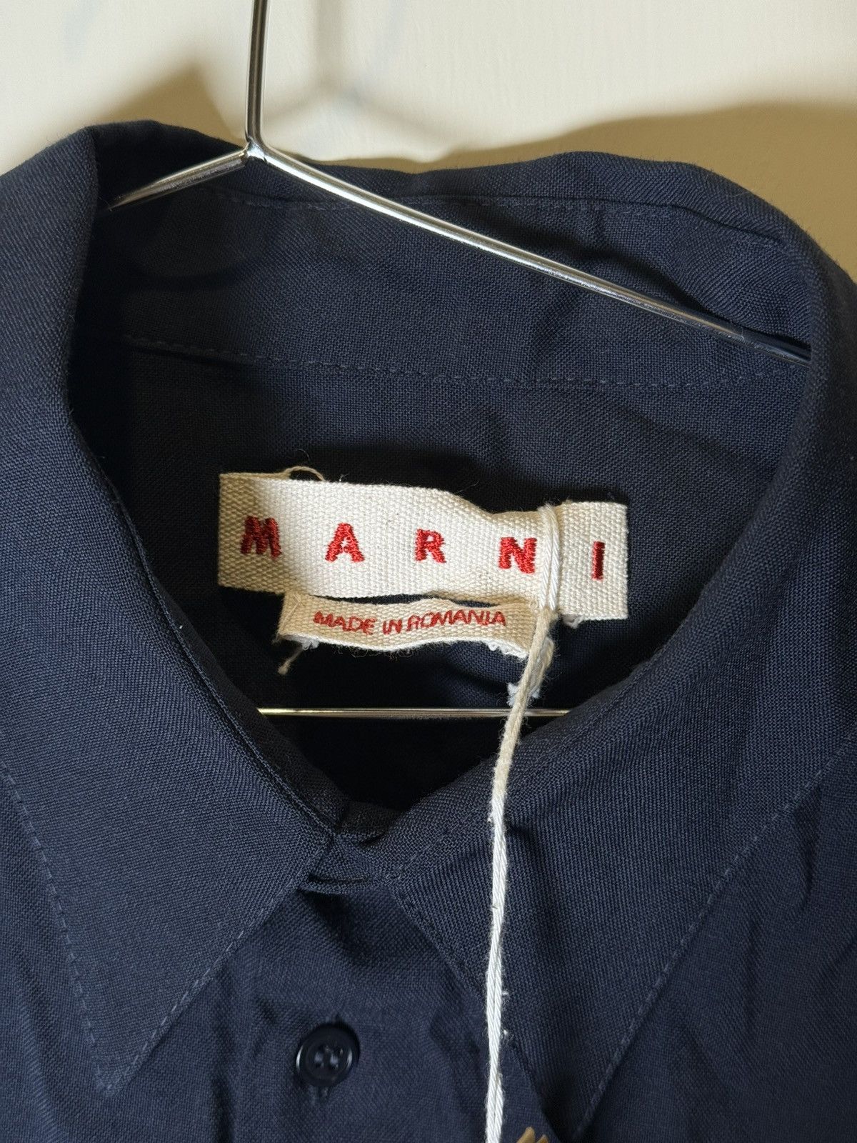 Marni Marni Tropical wool button up shirt Size US L / EU 52-54 / 3 - 3 Thumbnail