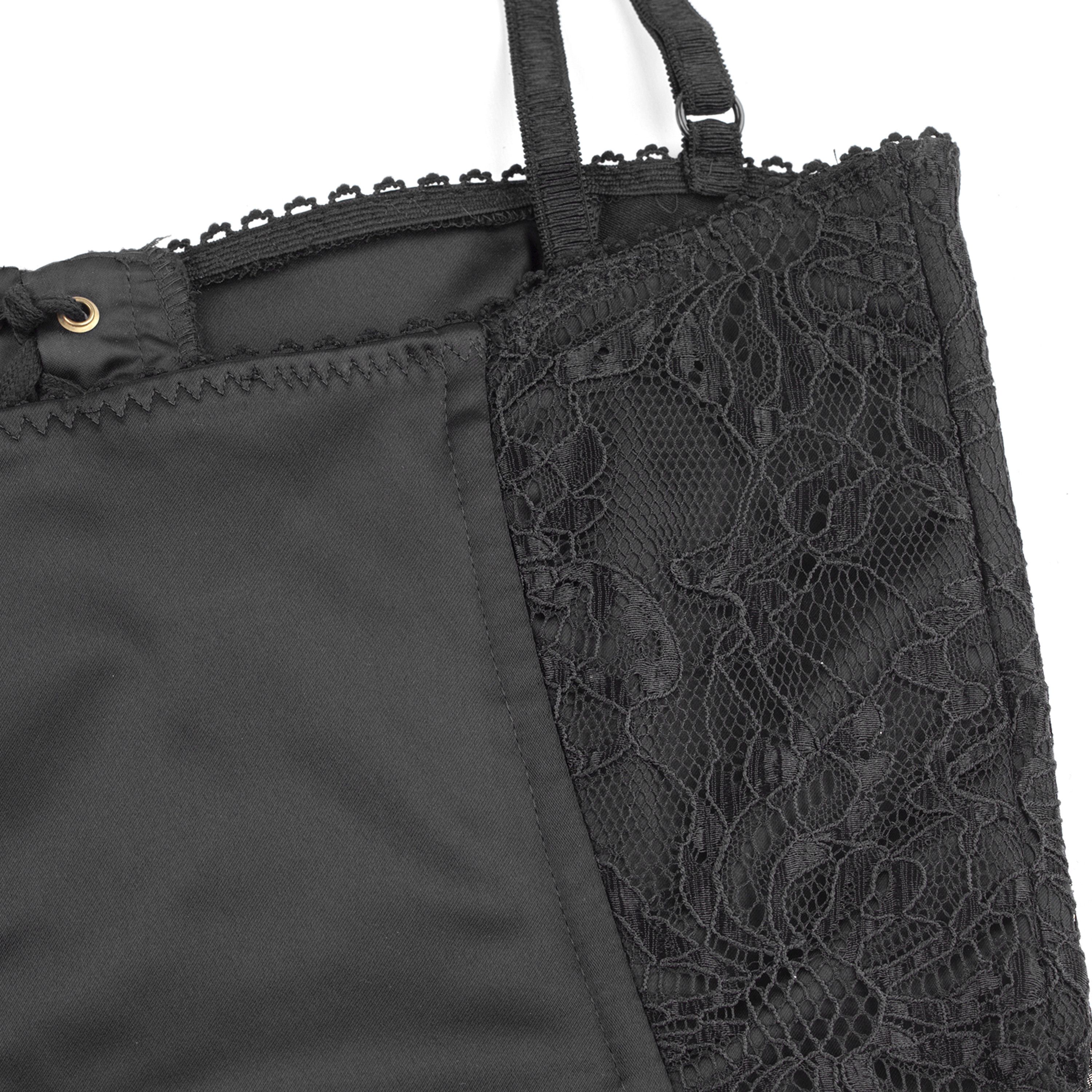 Dolce & Gabbana Dolce & Gabbana Vintage Black Bustier Corset Lace Top (XS/S) Size S / US 4 / IT 40 - 4 Thumbnail