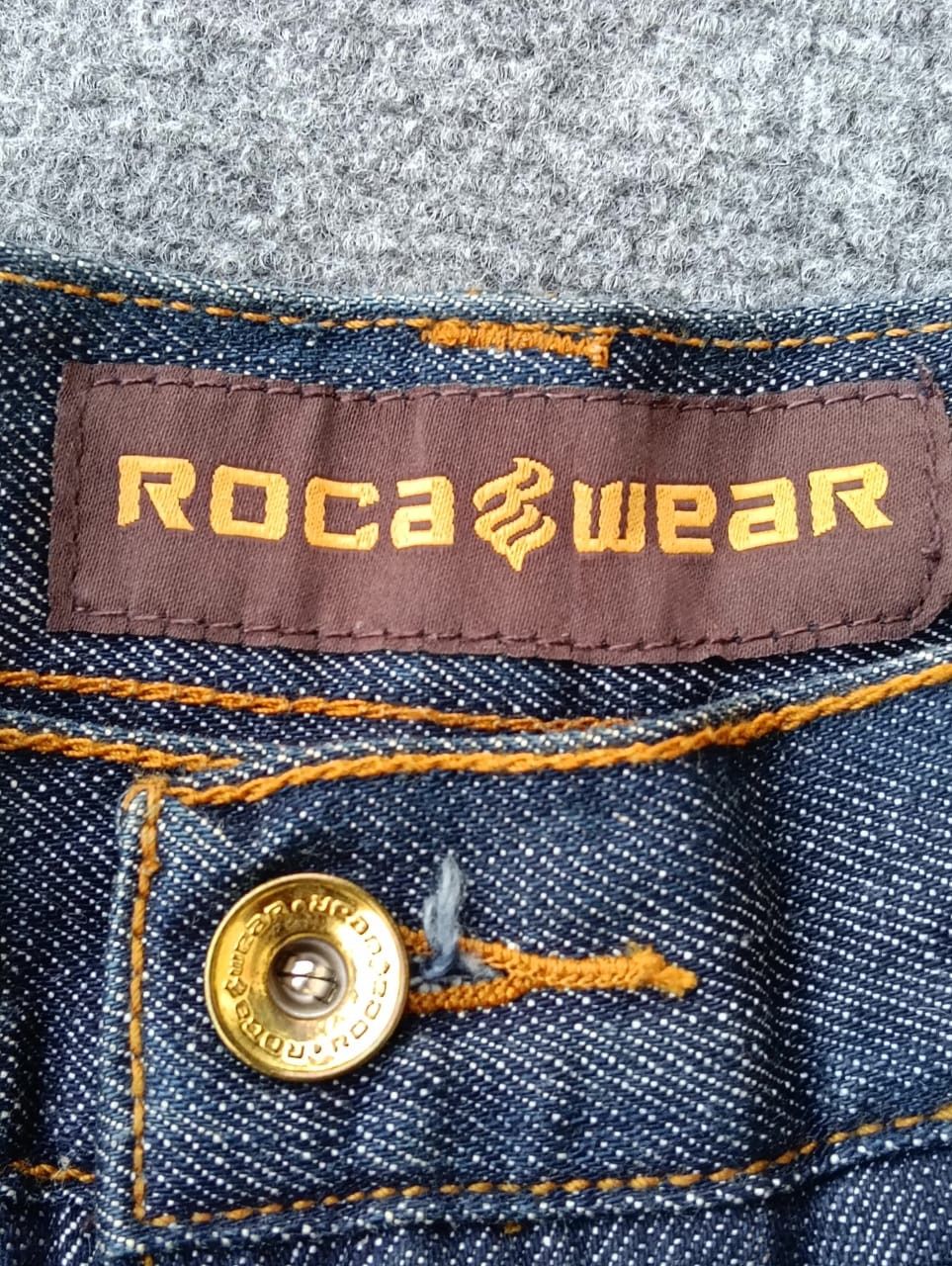 Rocawear Rocawear Y2K Baggy Denim Jeans with Multi-Color Embroidery Size US 34 / EU 50 - 7 Thumbnail