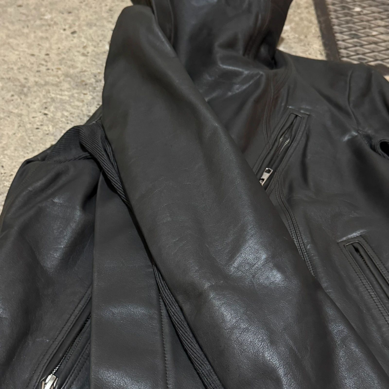 Rick Owens Rick owens leather cashmere coat jacket Size M / US 6-8 / IT 42-44 - 12 Thumbnail