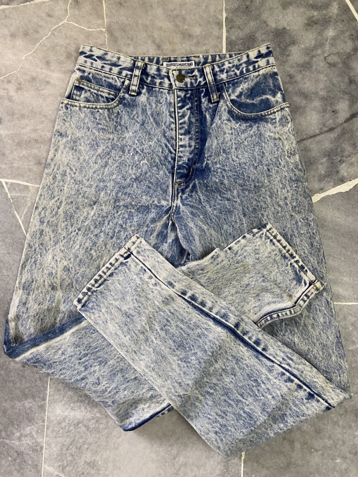 Georges Marciano Vintage Guess jeans acid Wash Georges Marciano Size US 27 - 6 Thumbnail