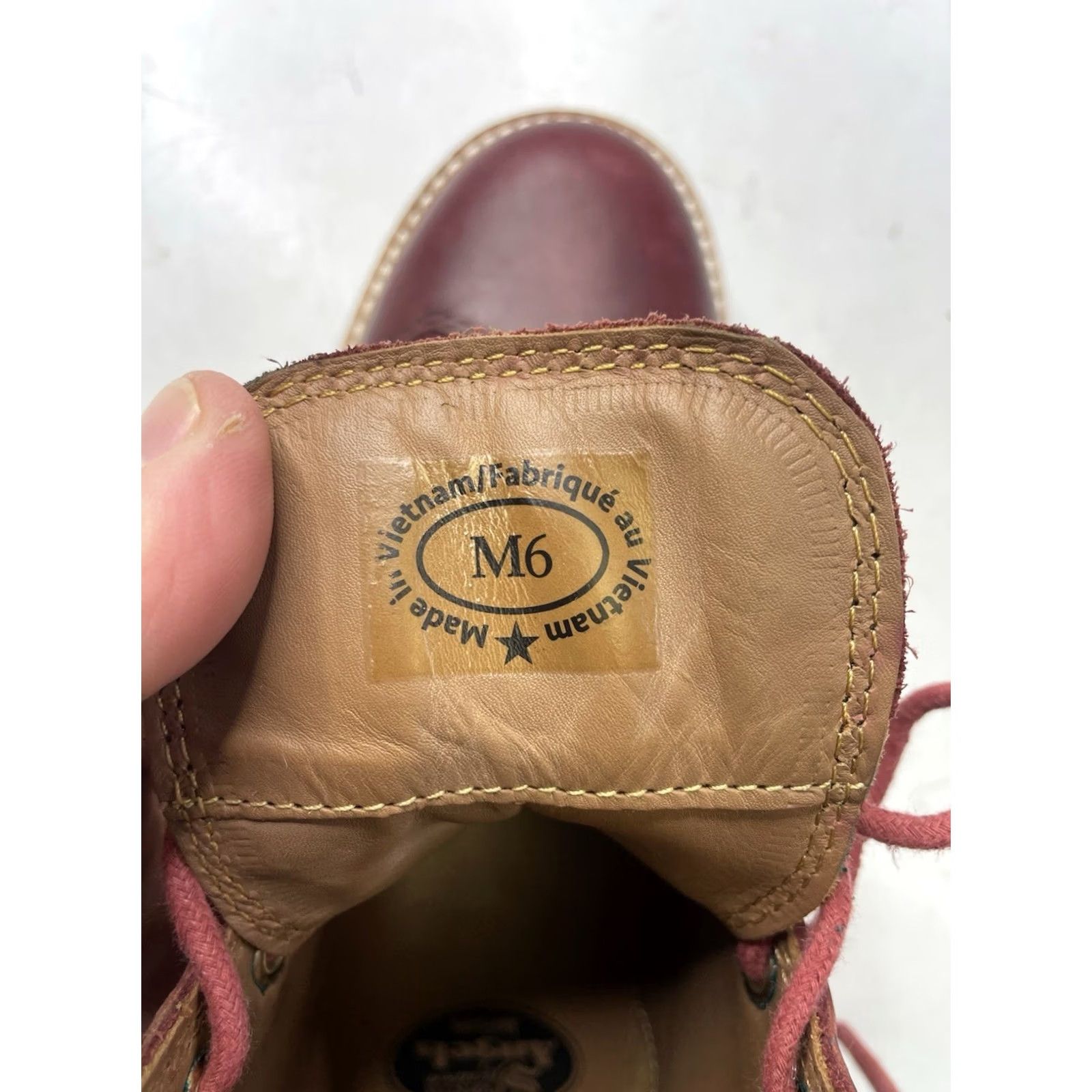 John Fluevog John Fluevog 7TH HEAVEN Angel Derby Swirl Burgundy Leather Ankle boots Women’s 8 Size US 8 / IT 38 - 3 Thumbnail