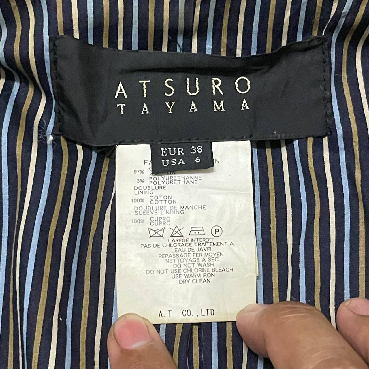 ATSURO TAYAMA Atsuro Tayama Velvet Coat Jacket Size S / US 4 / IT 40 - 6 Thumbnail