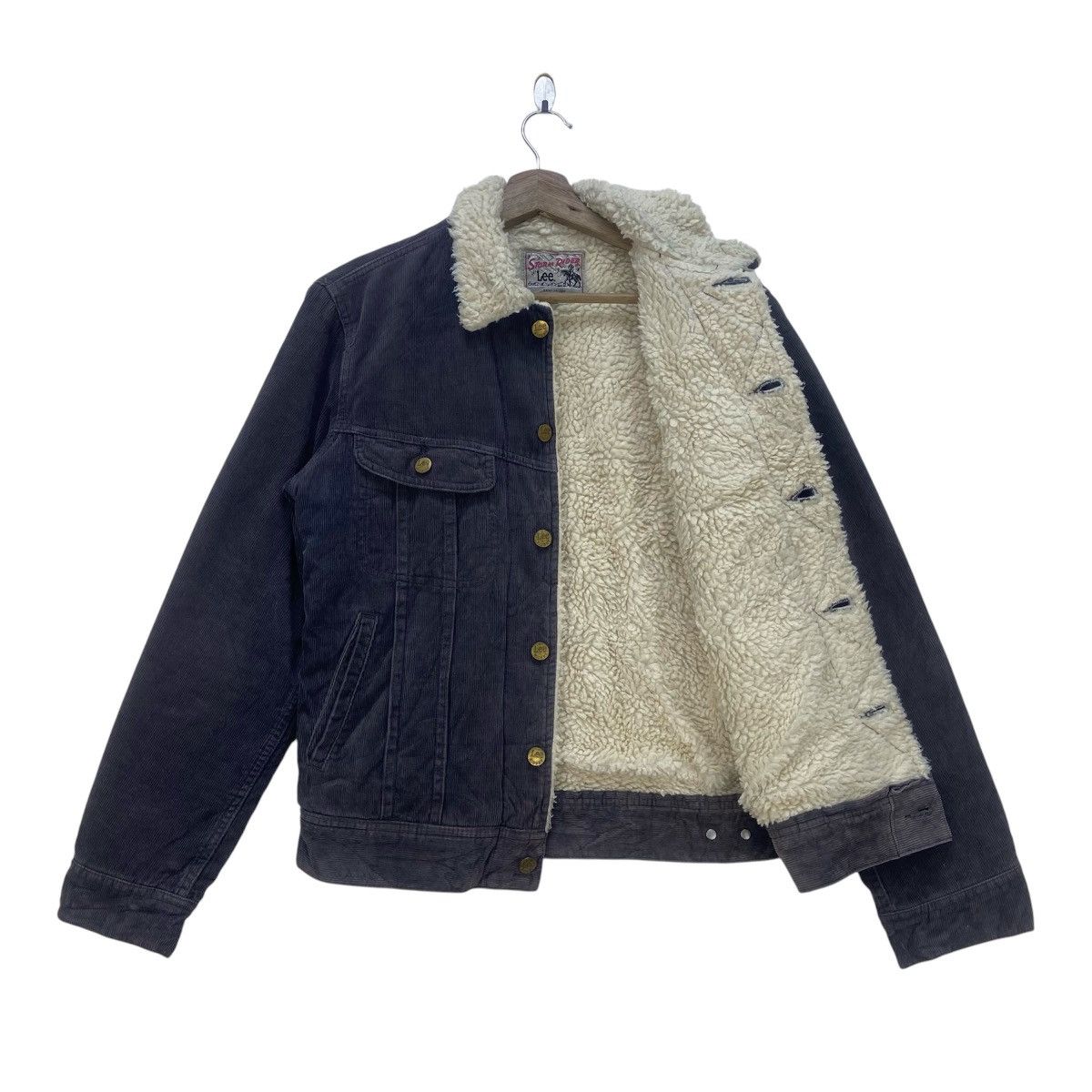 Lee Vintage Lee Storm Rider Corduroy Sherpa Trucker Jacket Size US S / EU 44-46 / 1 - 2 Thumbnail