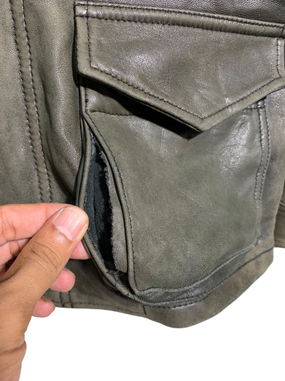 Japanese Brand × URBAN RESEARCH DOORS 🔥URBAN RESEARCH SHEEPSKIN LEATHER JACKET Size US M / EU 48-50 / 2 - 4 Thumbnail