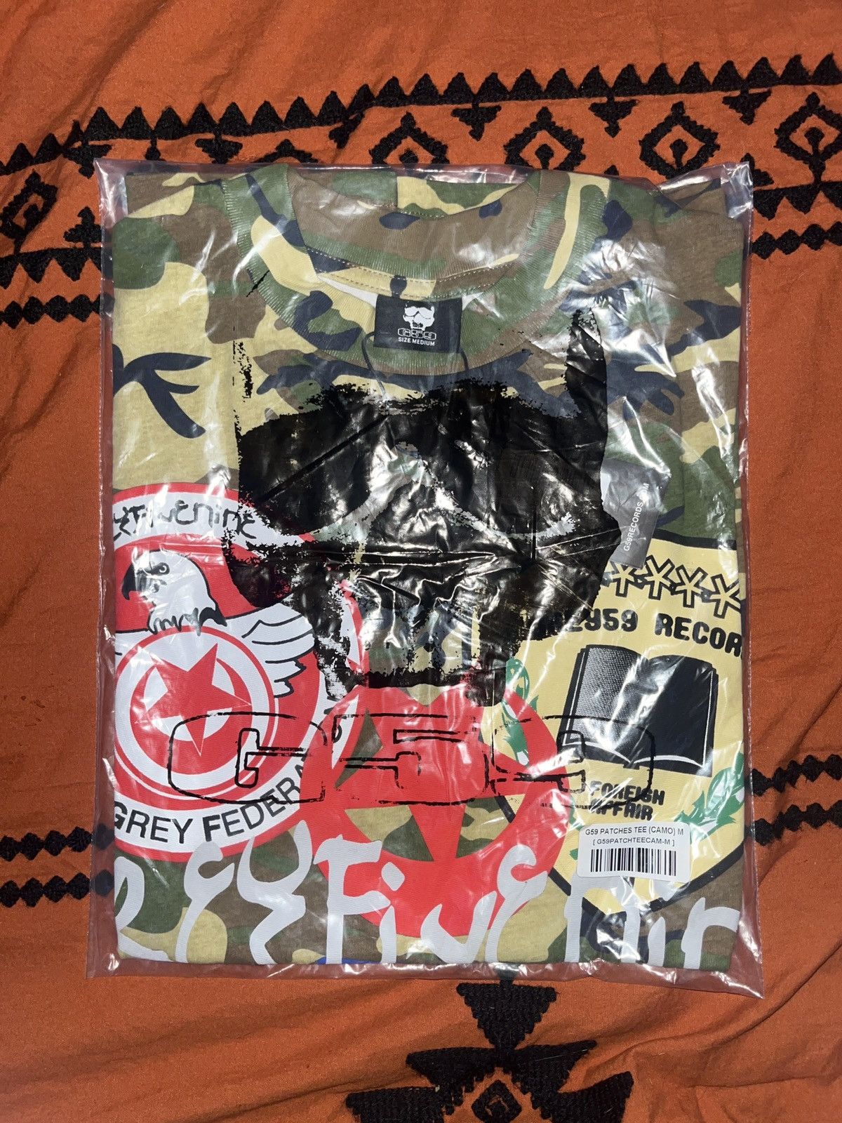 G59 Records Camo Patches Tee Size US M / EU 48-50 / 2 - 2 Thumbnail