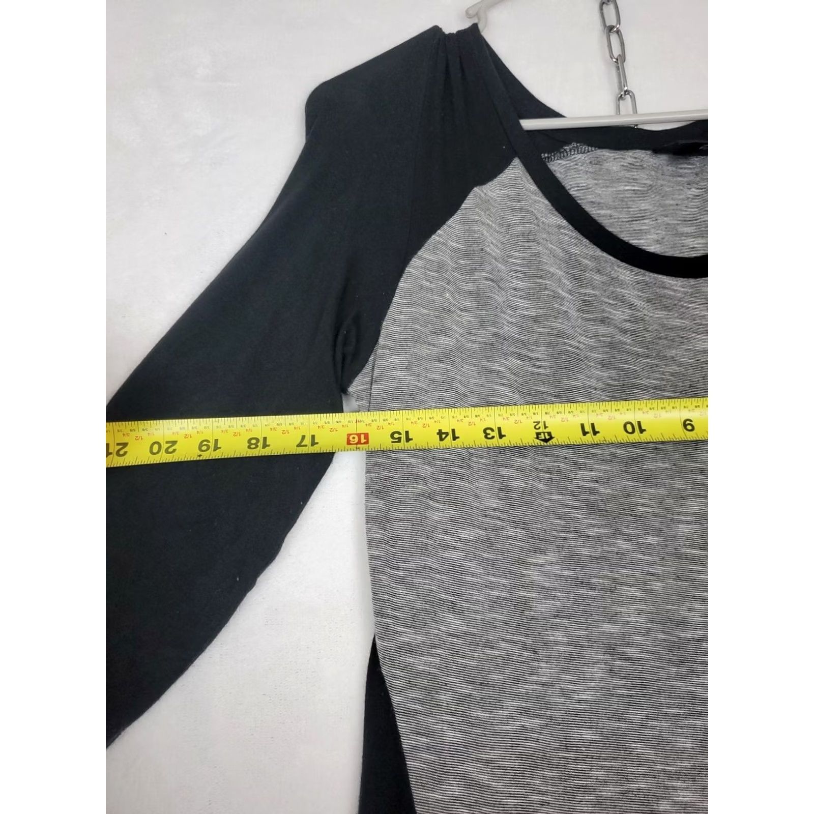 Mossimo Mossimo Maxi Dress Gray Black Color Block 3/4 Sleeve Jersey Knit Womens M Size M / US 6-8 / IT 42-44 - 4 Thumbnail