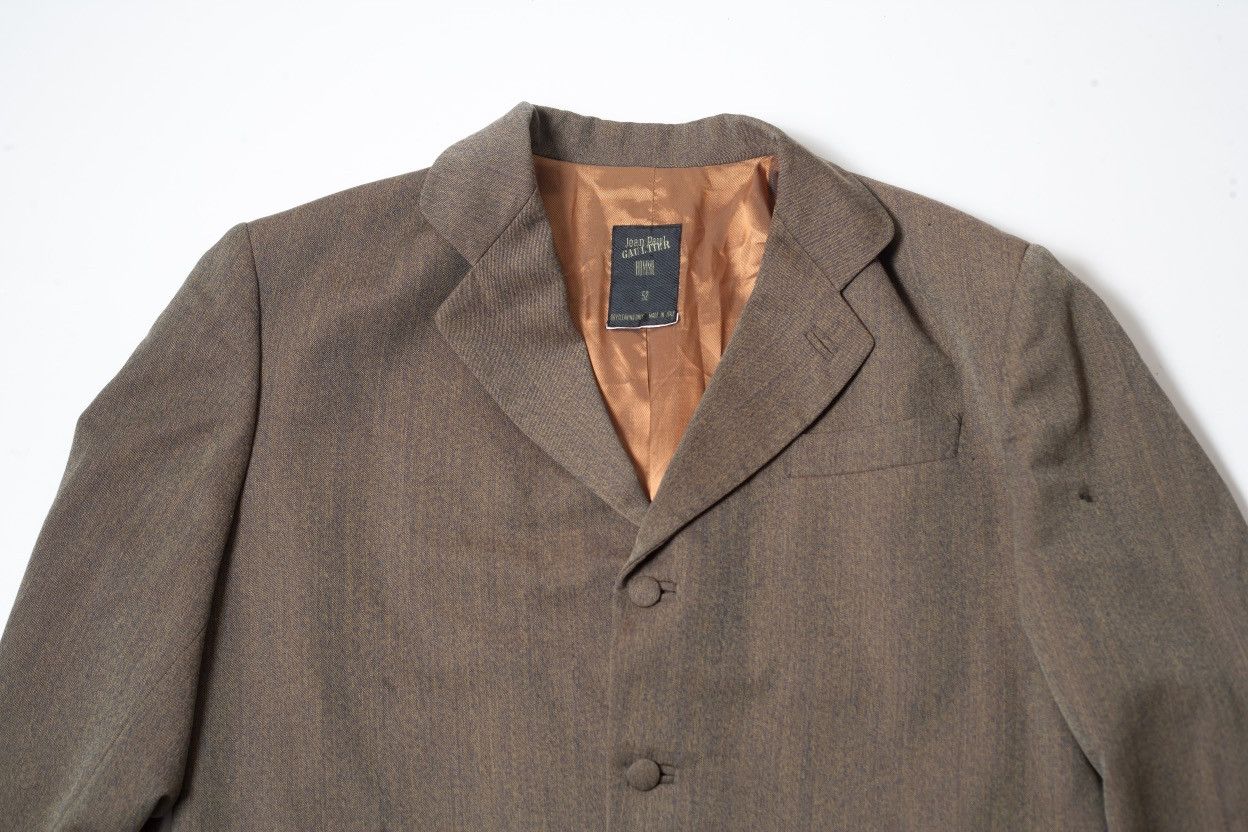 Jean Paul Gaultier Jean Paul Gaultier Vintage Wool Mens Blazer Size 52R - 3 Thumbnail