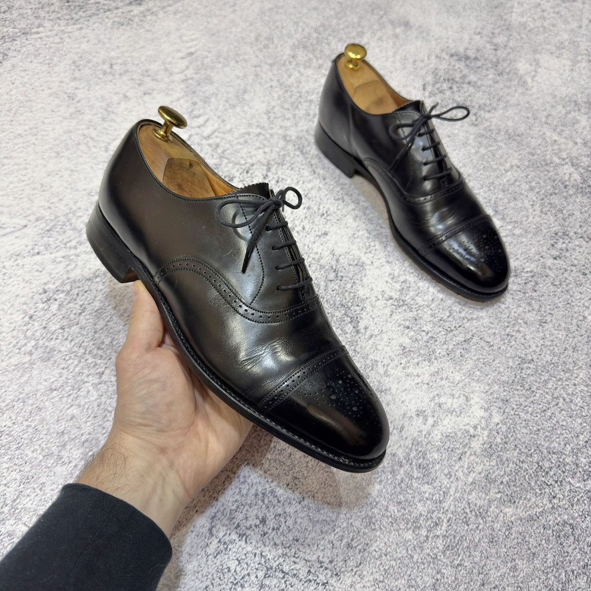 Other K-Shoes England Vintage Oxfords Brogues US8 UK7 EU41 26cm Size US 8 / EU 41 - 4 Thumbnail
