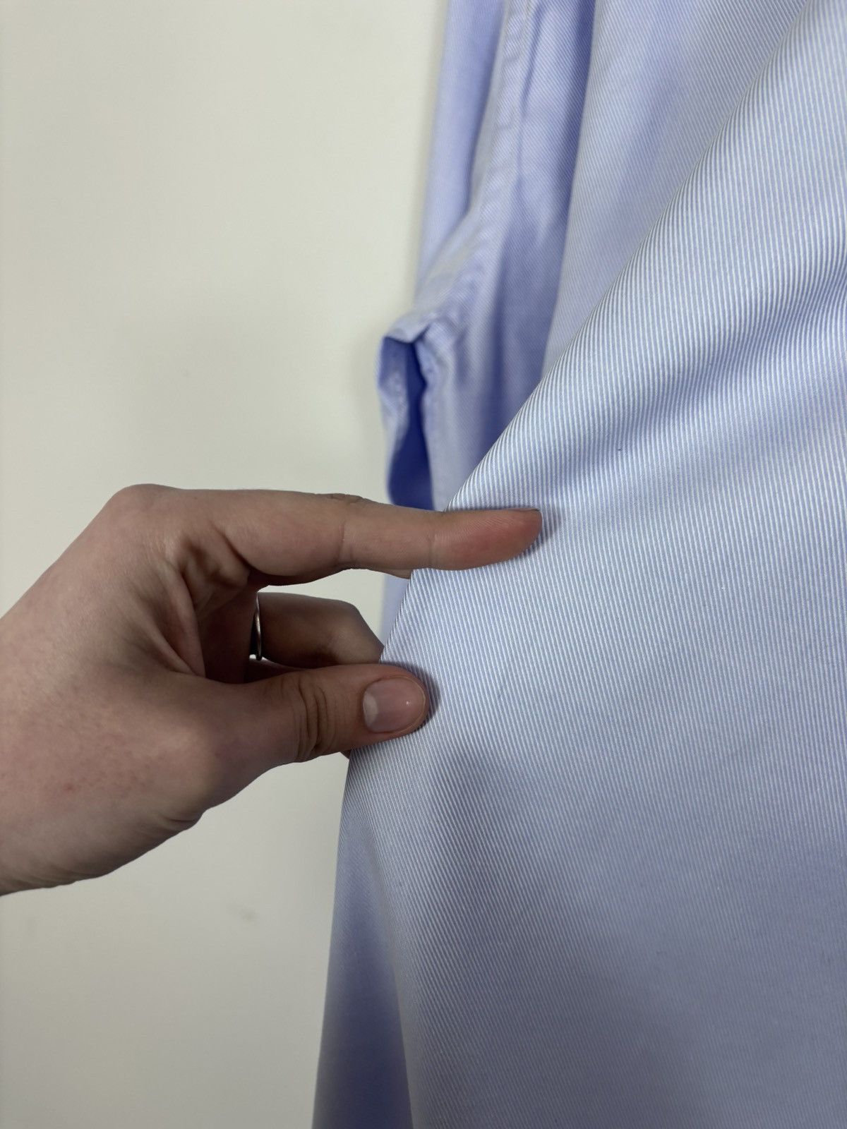 Other Emanuel Berg Men’s Blue Pinstripe Button Up Dress Shirt Size US XL / EU 56 / 4 - 24 Thumbnail